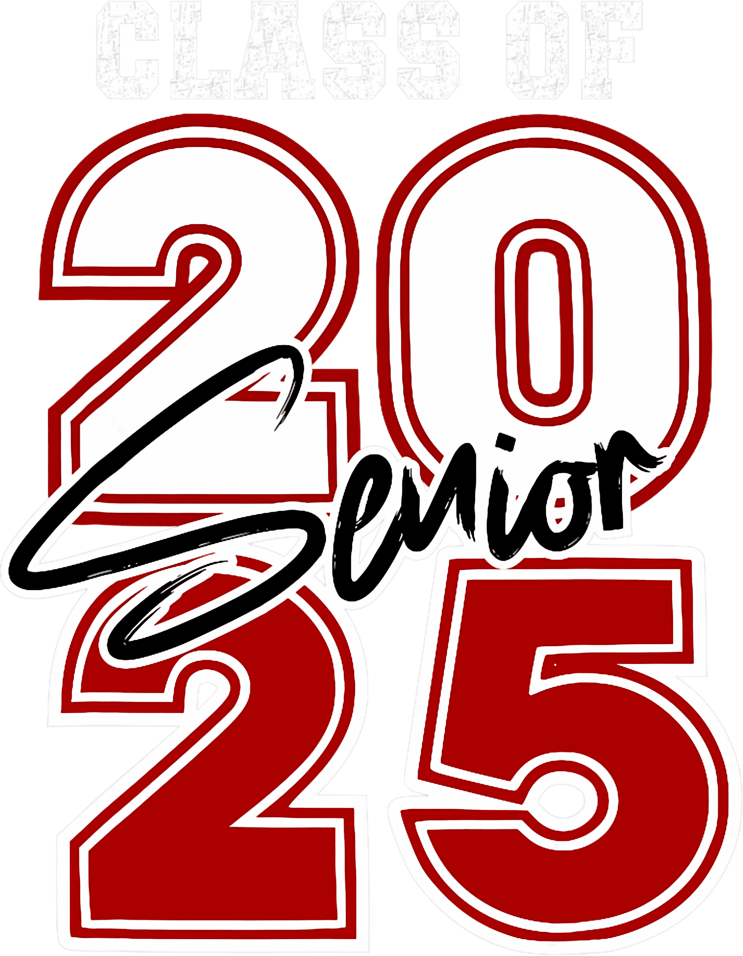 Class Of 2025 Senior Graduation DTF Transfer