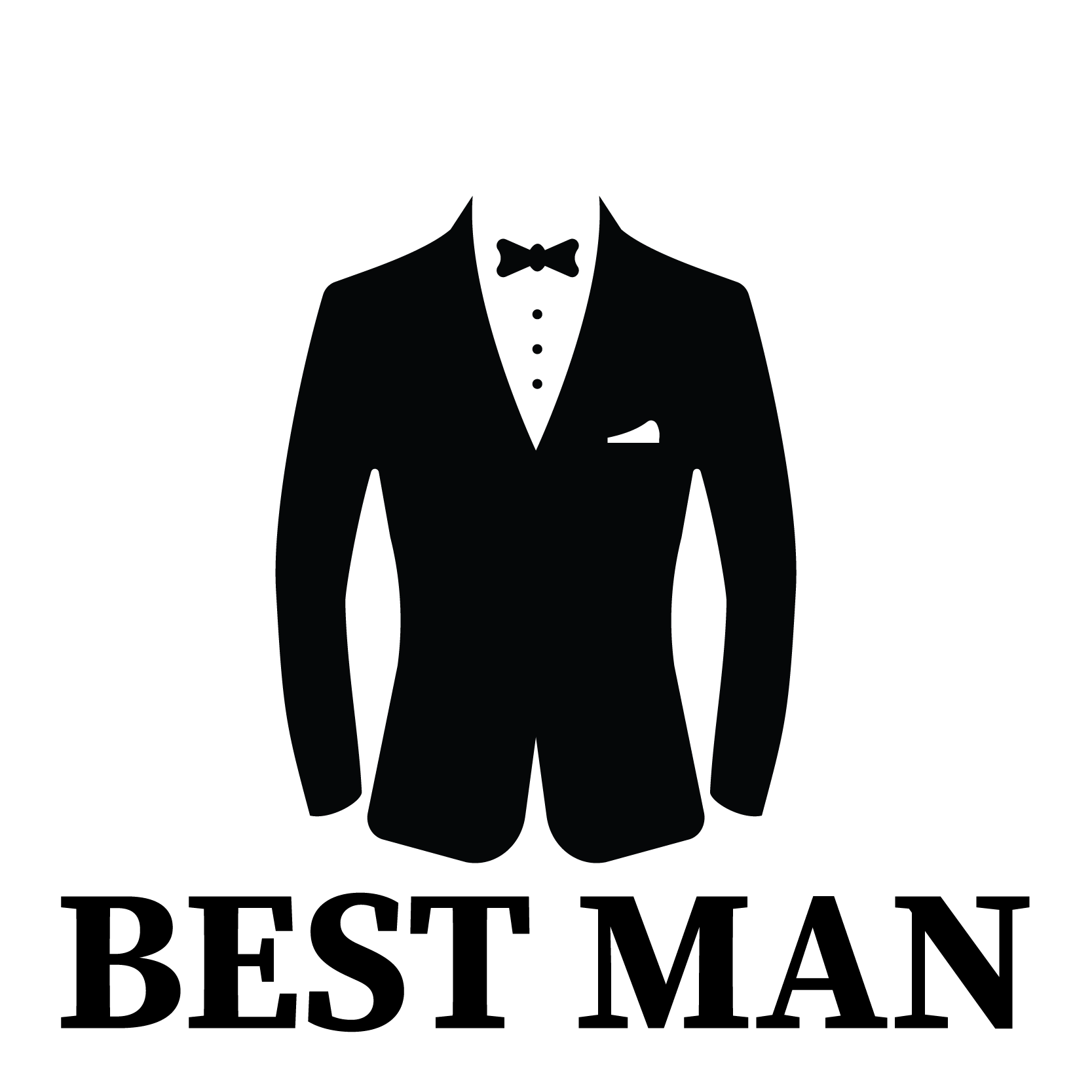 Best Man Formal Suit DTF Transfer