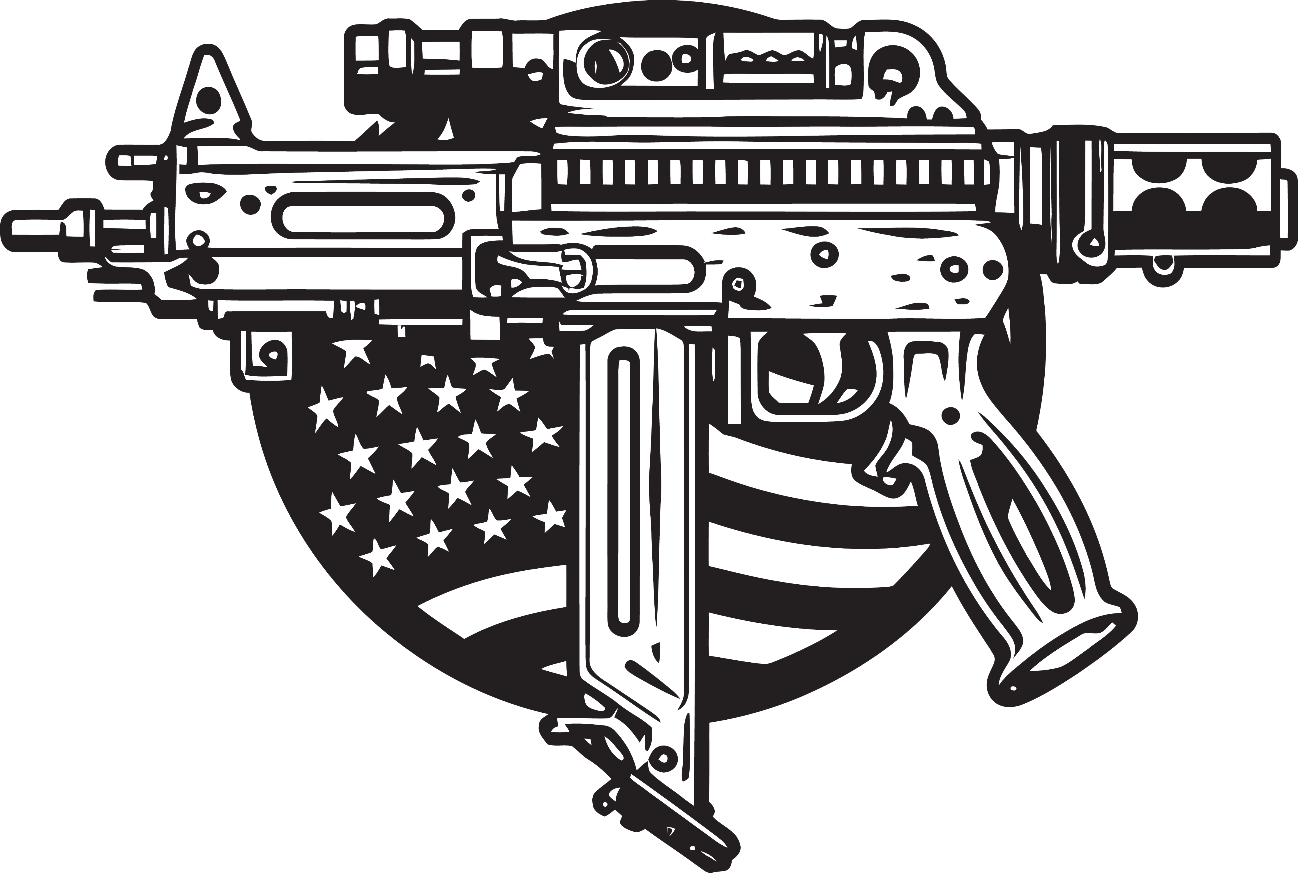American Tactical Rifle DTF Transfer