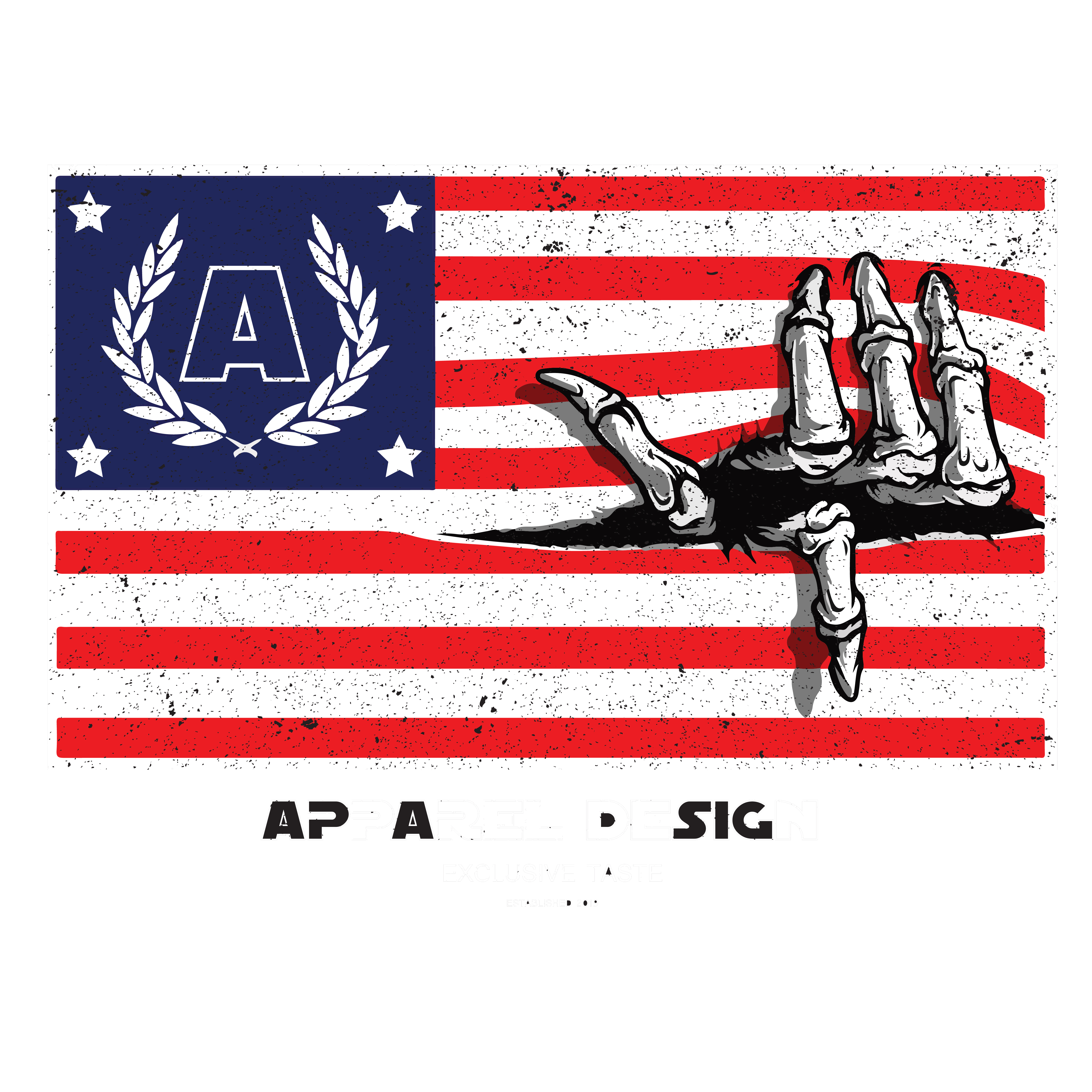 American Rebel Flag DTF Transfer