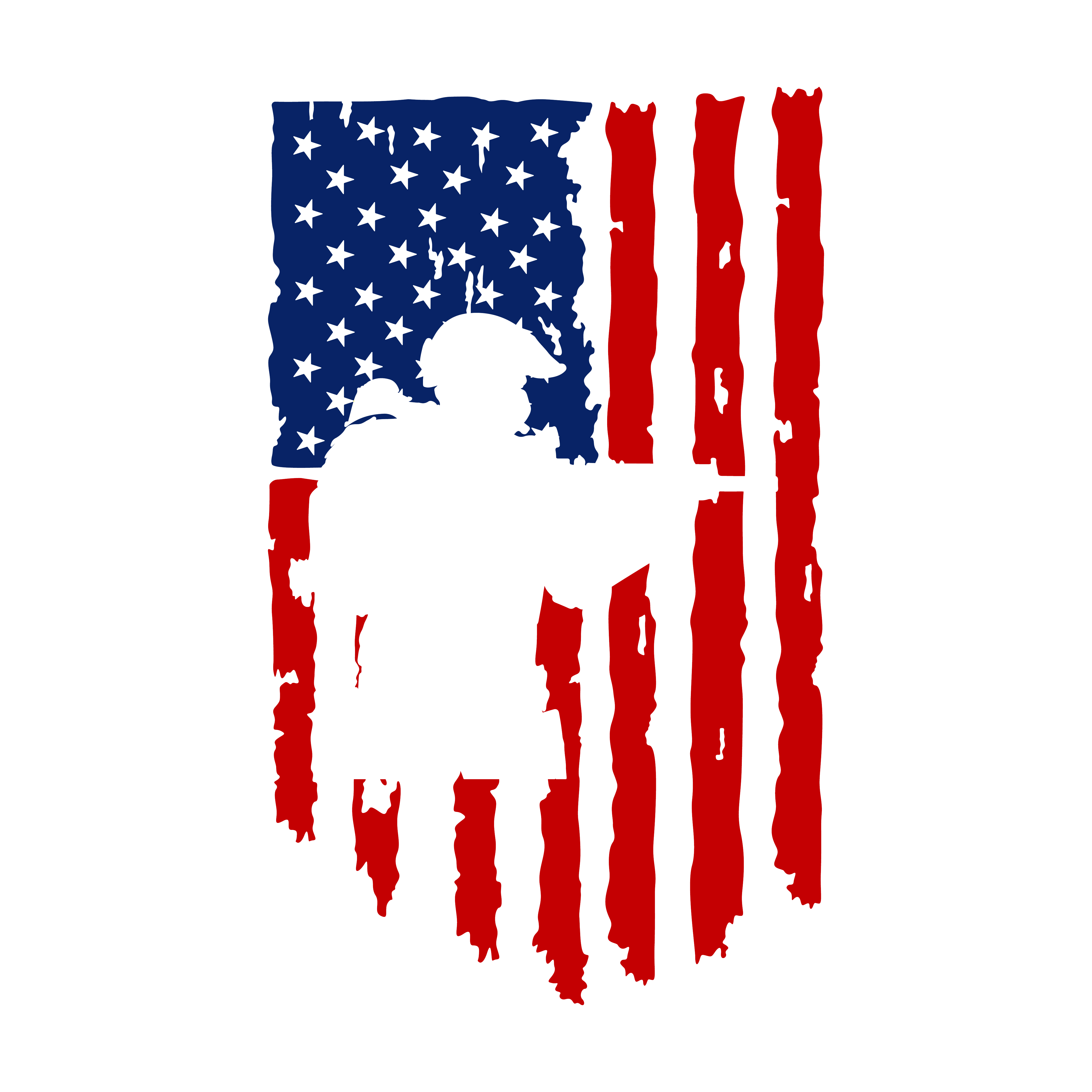 Patriotic American Dog DTF Transfer