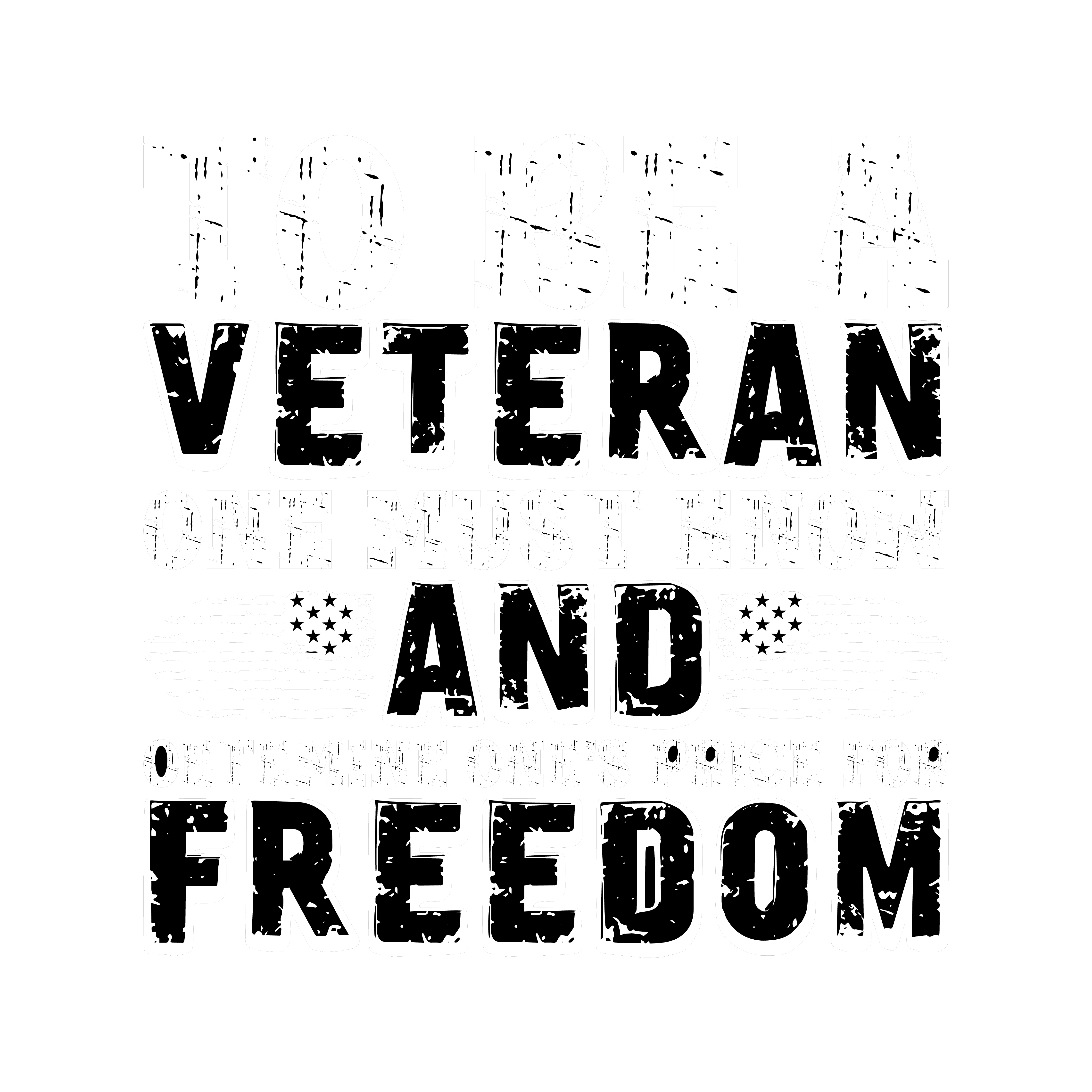 Veteran Pride And Freedom DTF Transfer