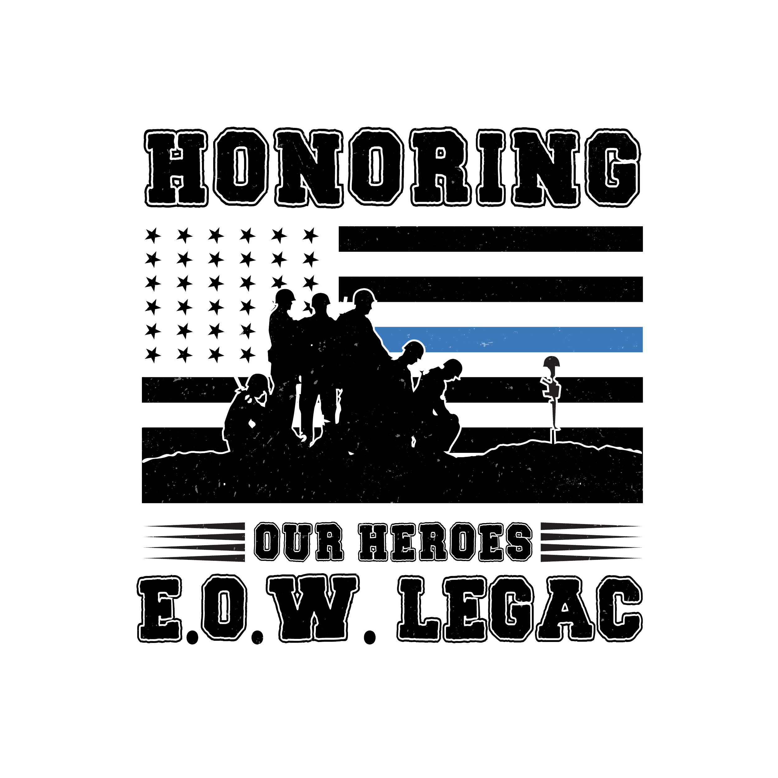 Honoring Our Fallen Heroes DTF Transfer