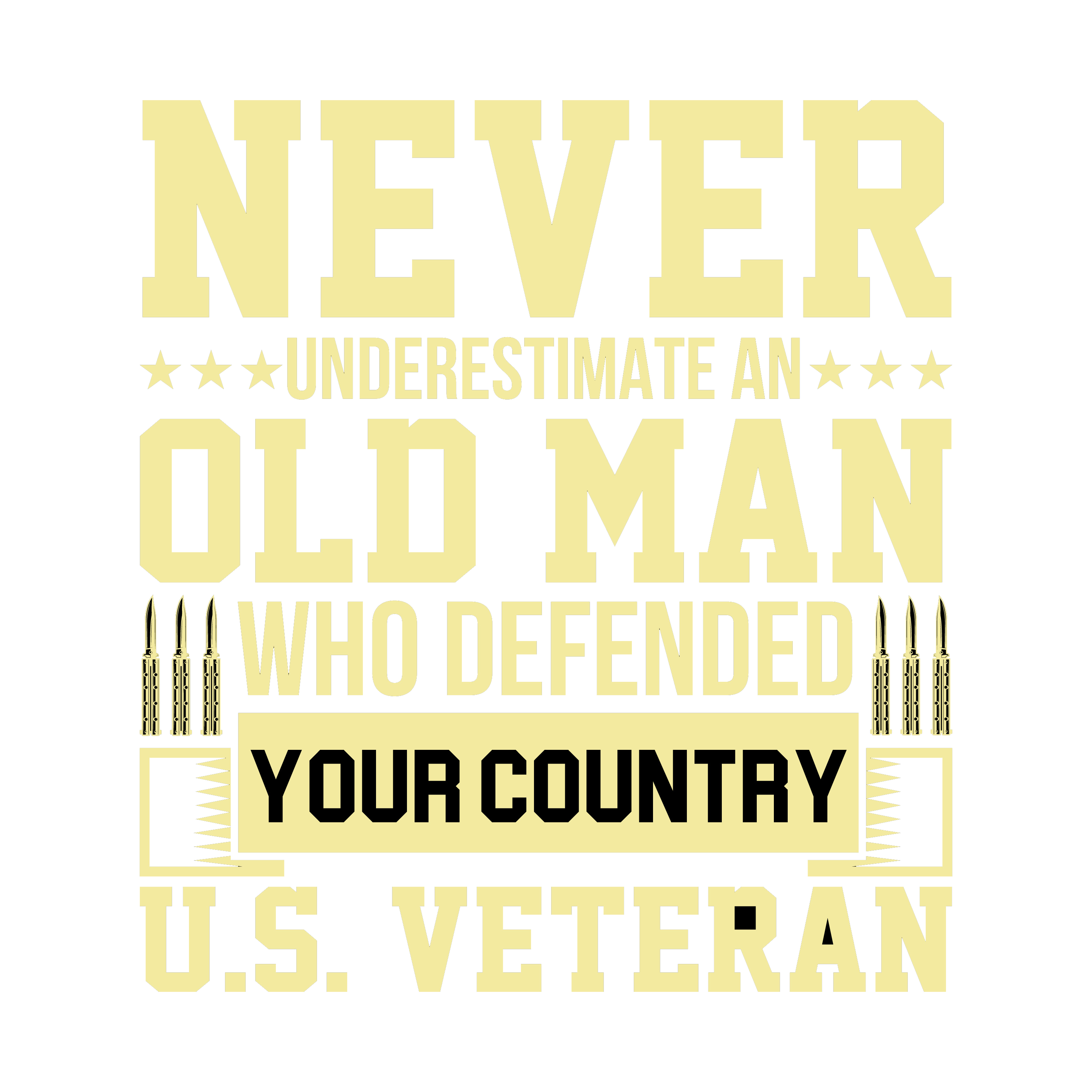 Proud United States Veteran DTF Transfer