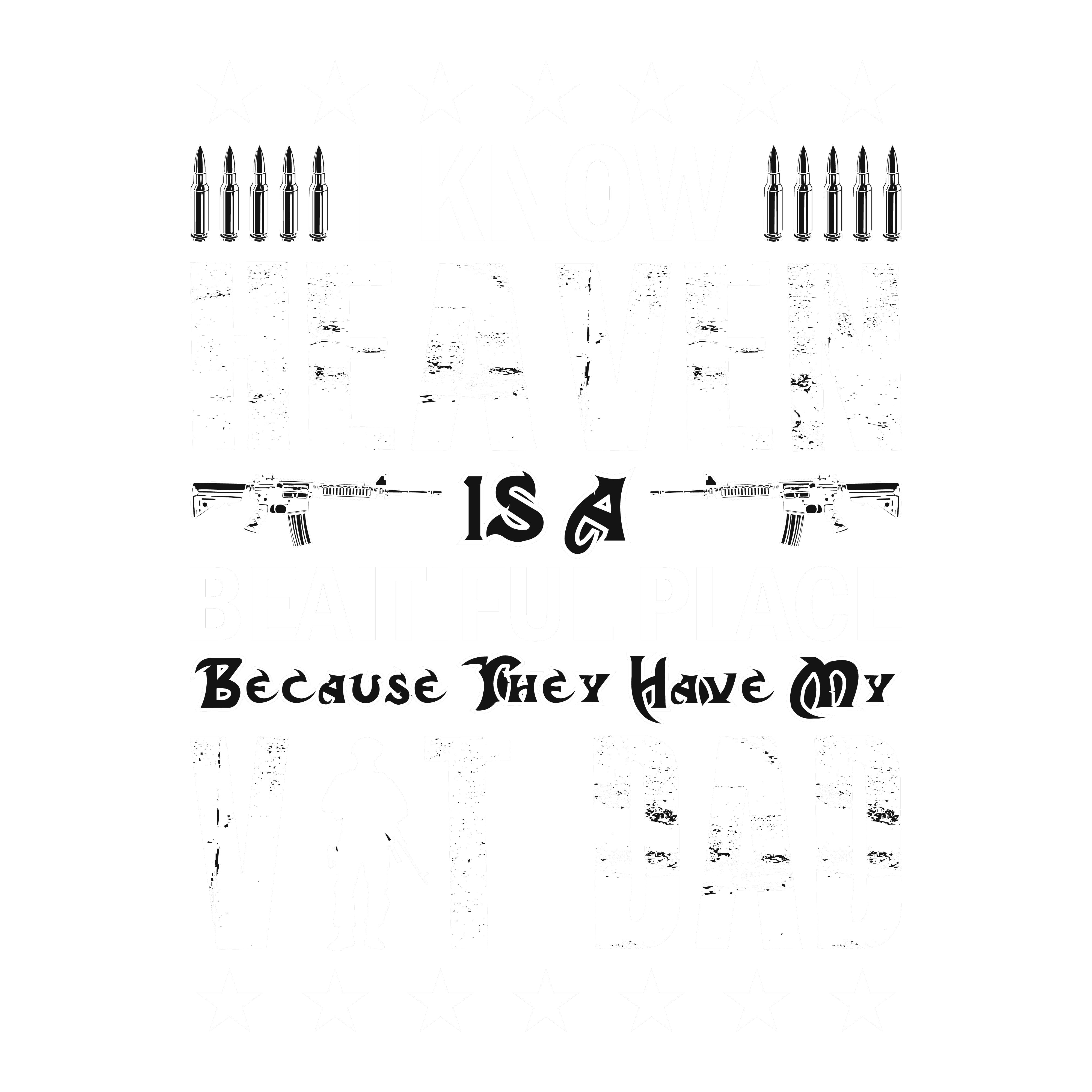 Veteran Dad In Heaven DTF Transfer