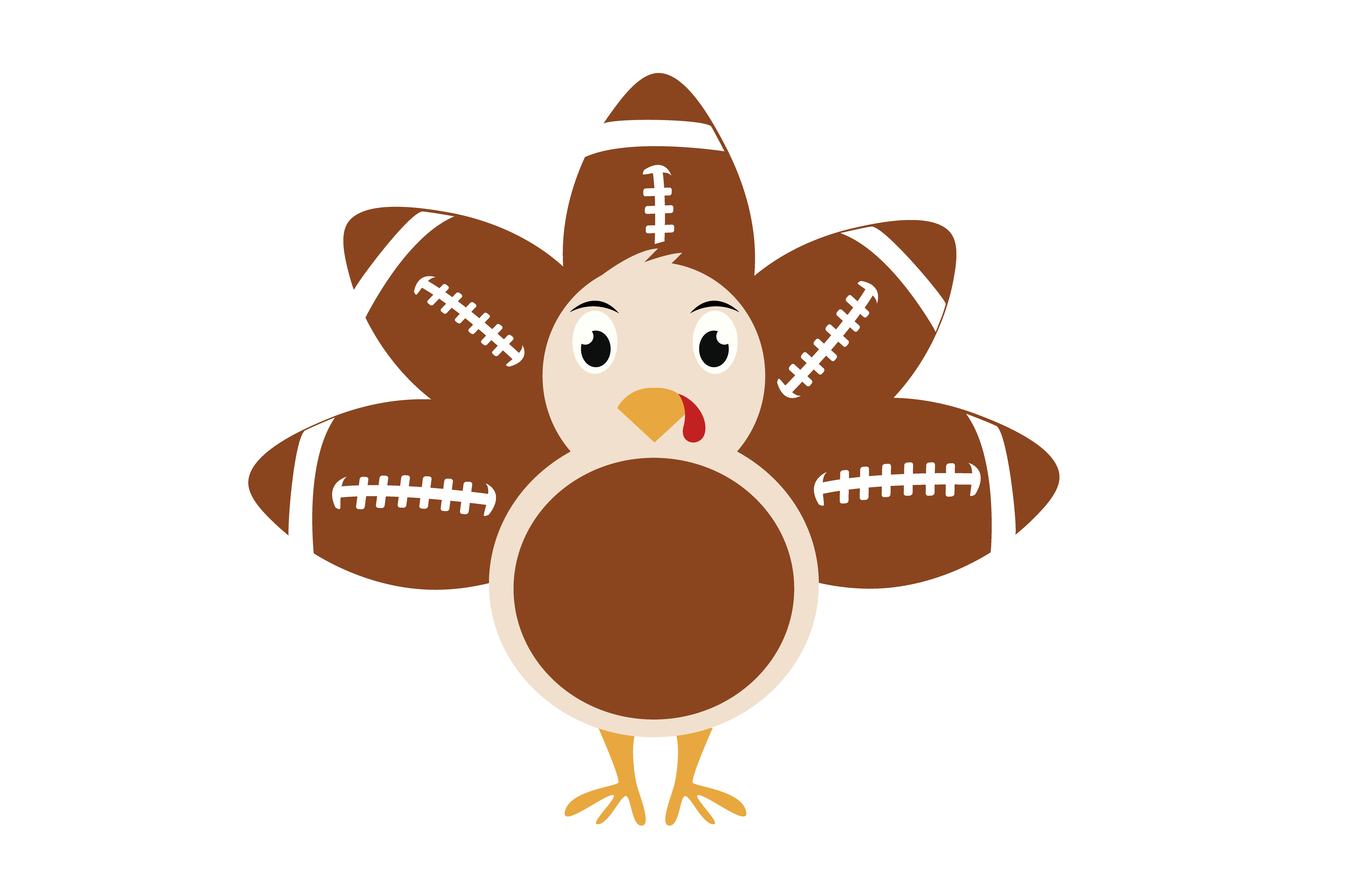 Football Turkey Thanksgiving Sports DTF Transfer