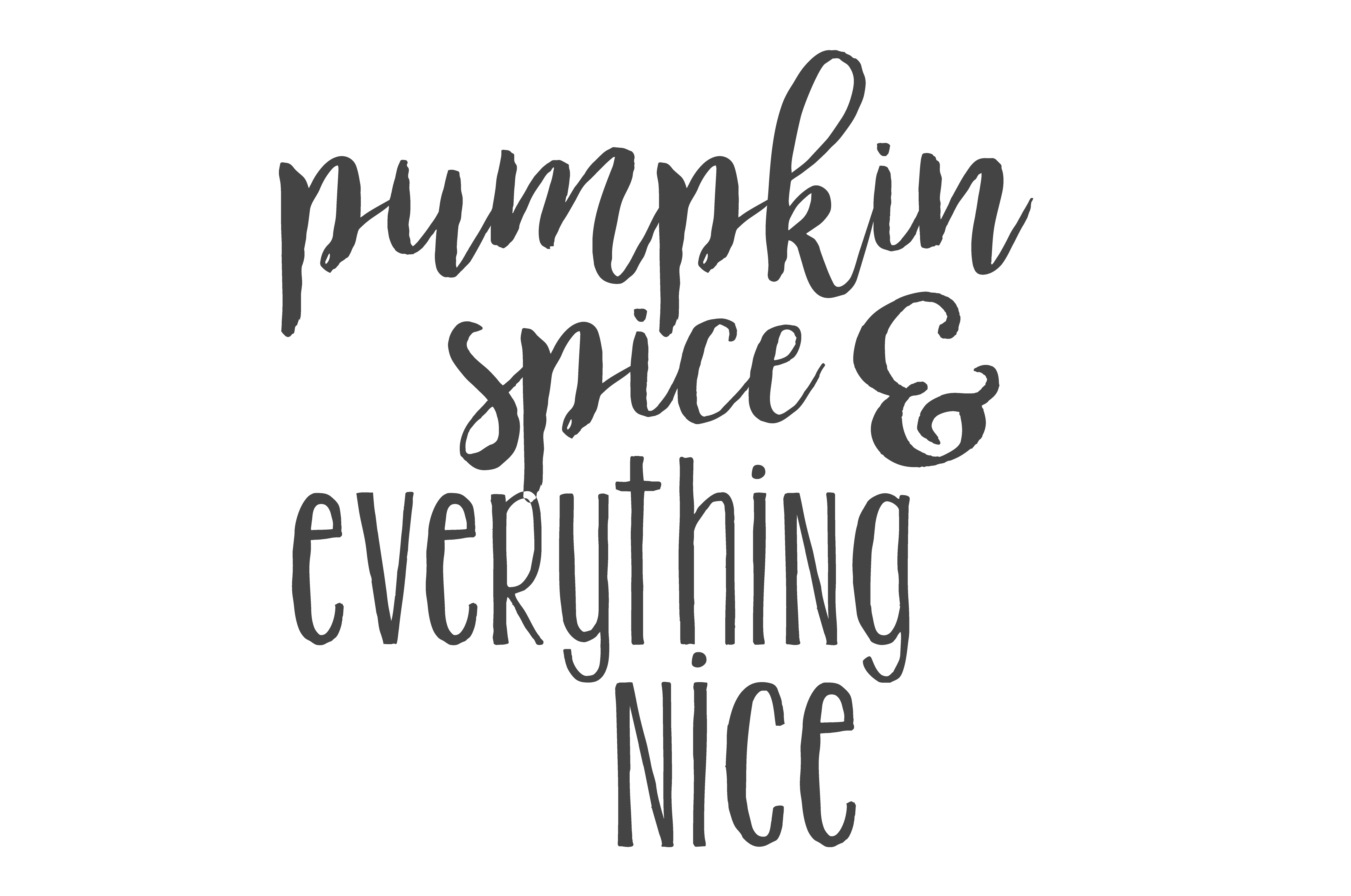 Pumpkin Spice And Everything Nice DTF Transfer