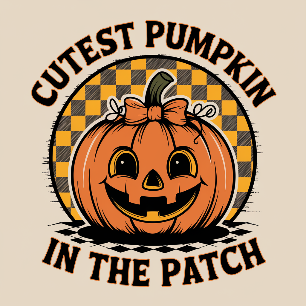 Cutest Pumpkin In The Patch Buffalo DTF Transfer