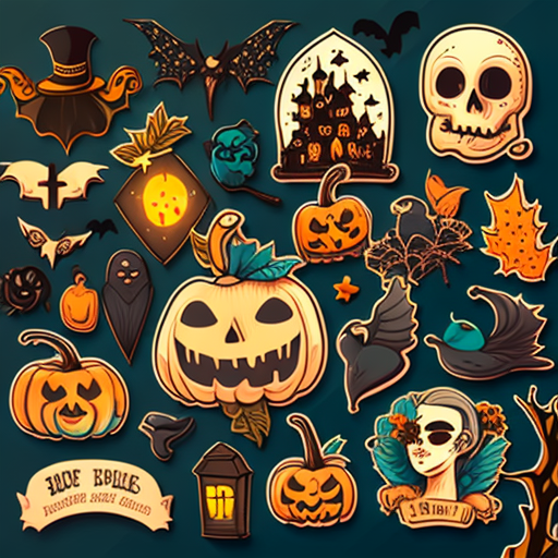 Vintage Halloween Pumpkin DTF Transfer