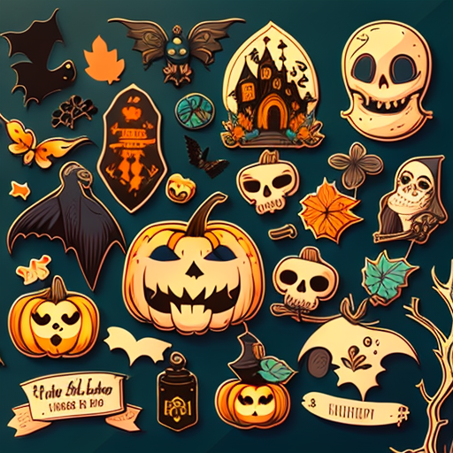Haunted Pumpkin Halloween Elements DTF Transfer