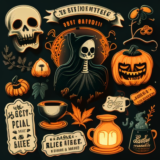 Grim Reaper Halloween DTF Transfer