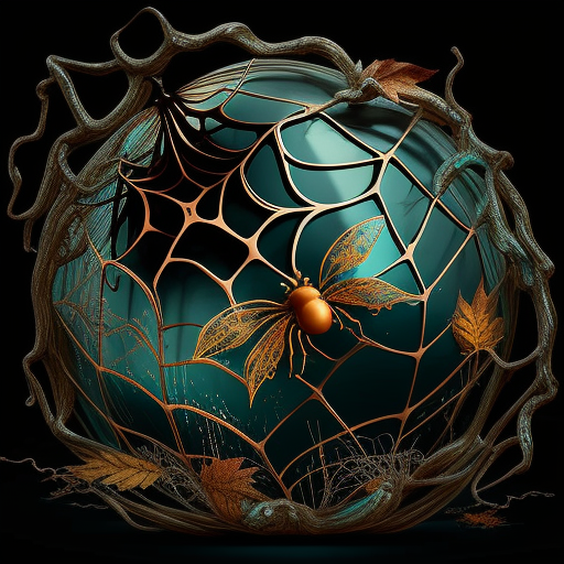 Enchanted Spiderweb Orb DTF Transfer
