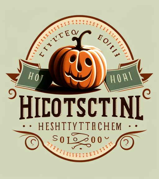 Vintage Pumpkin Halloween Badge DTF Transfer