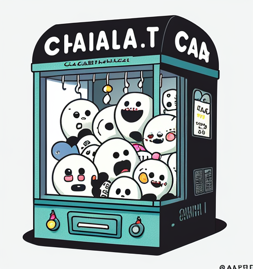 Kawaii Ghost Claw Machine DTF Transfer
