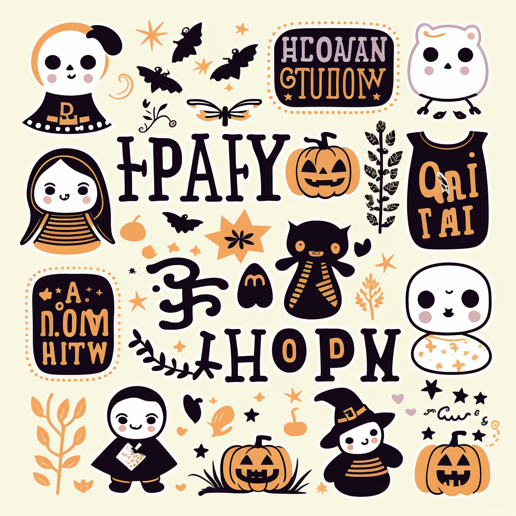 Cute Halloween Character DTF Transfer