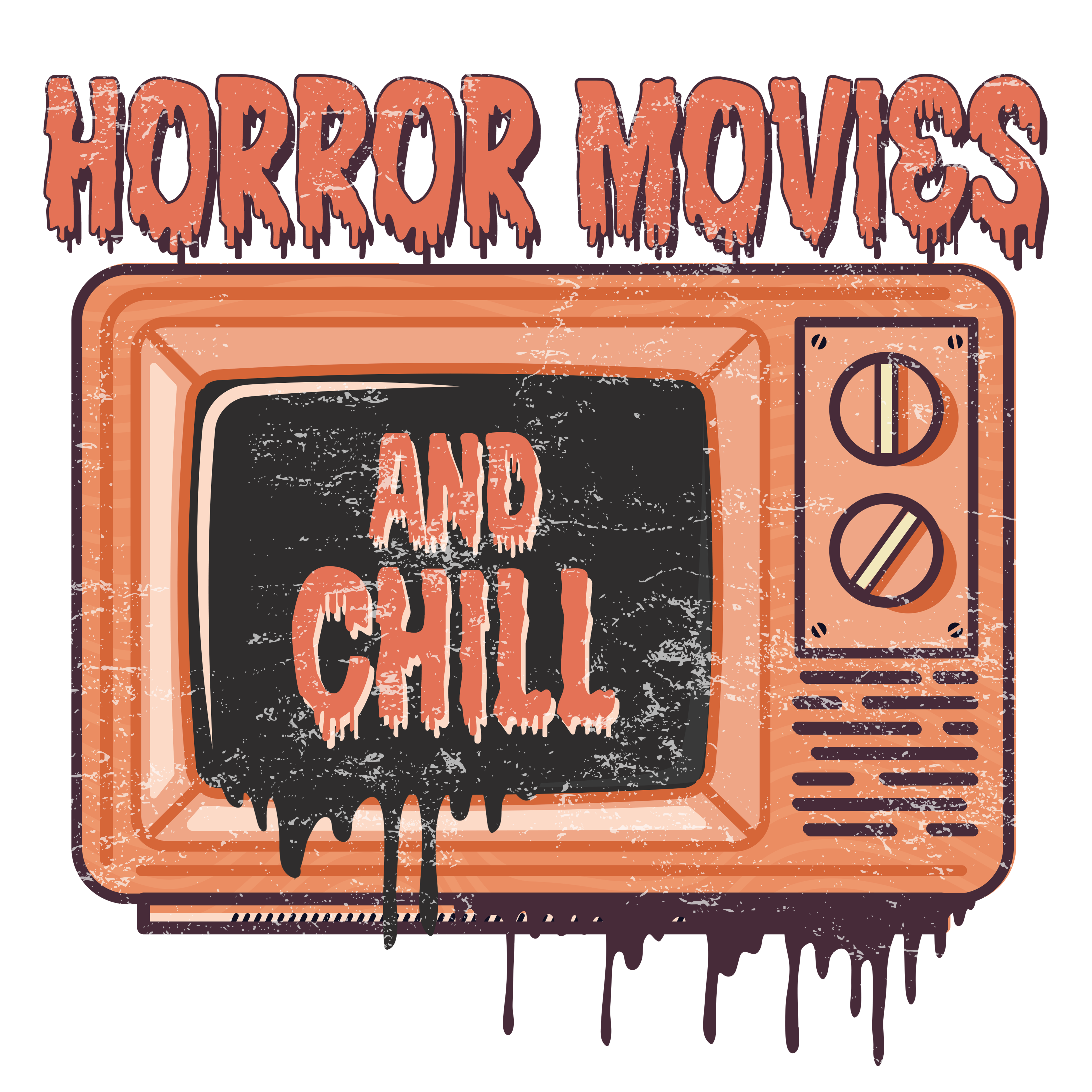 Retro Horror Movie Night DTF Transfer