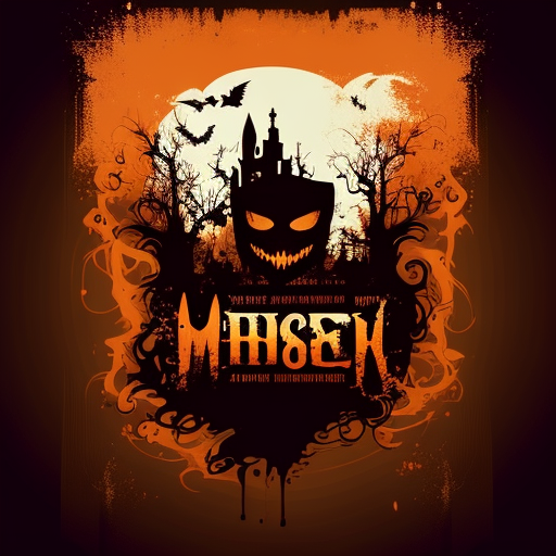 Haunted Castle Pumpkin Face Halloween DTF Transfer