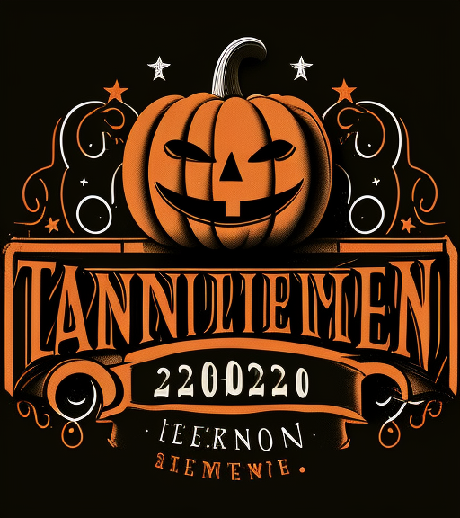 Retro Jack O Lantern Halloween Typography DTF Transfer
