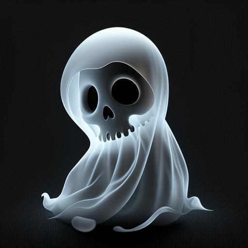 Minimalist Cute Ghost Spirit Character DTF Transfer