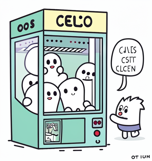 Cute Ghost Claw Machine Cartoon DTF Transfer