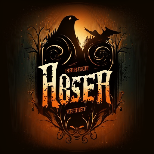 Dark Gothic Raven Halloween DTF Transfer