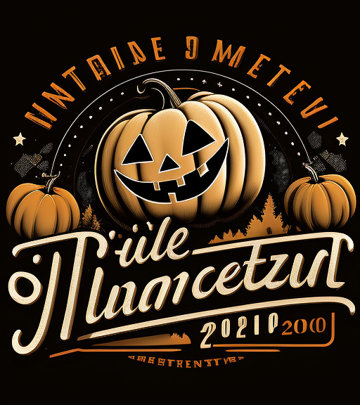 Retro Halloween Pumpkin Festival Typography DTF Transfer