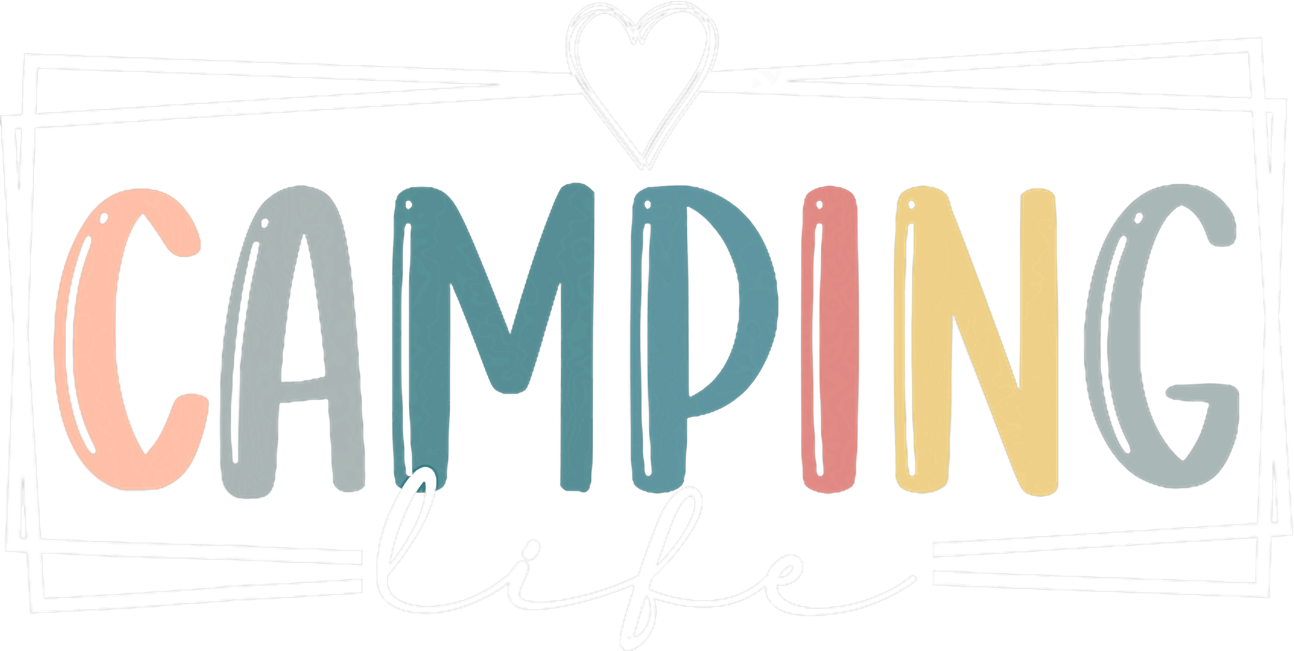 Camping Life Outdoor Adventure DTF Transfer