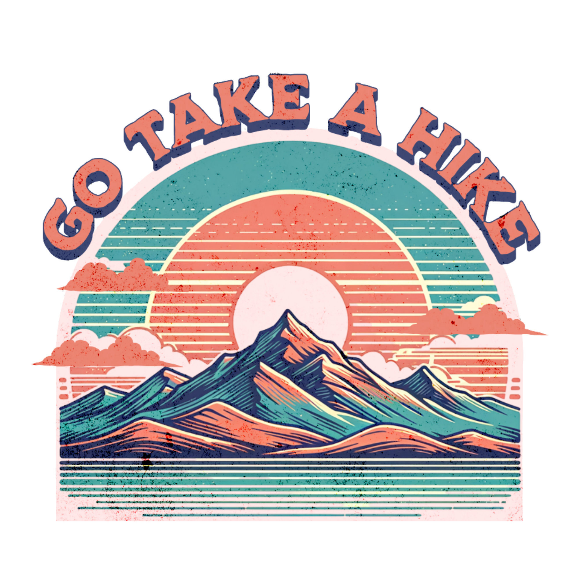 Go Take A Hike DTF Transfer