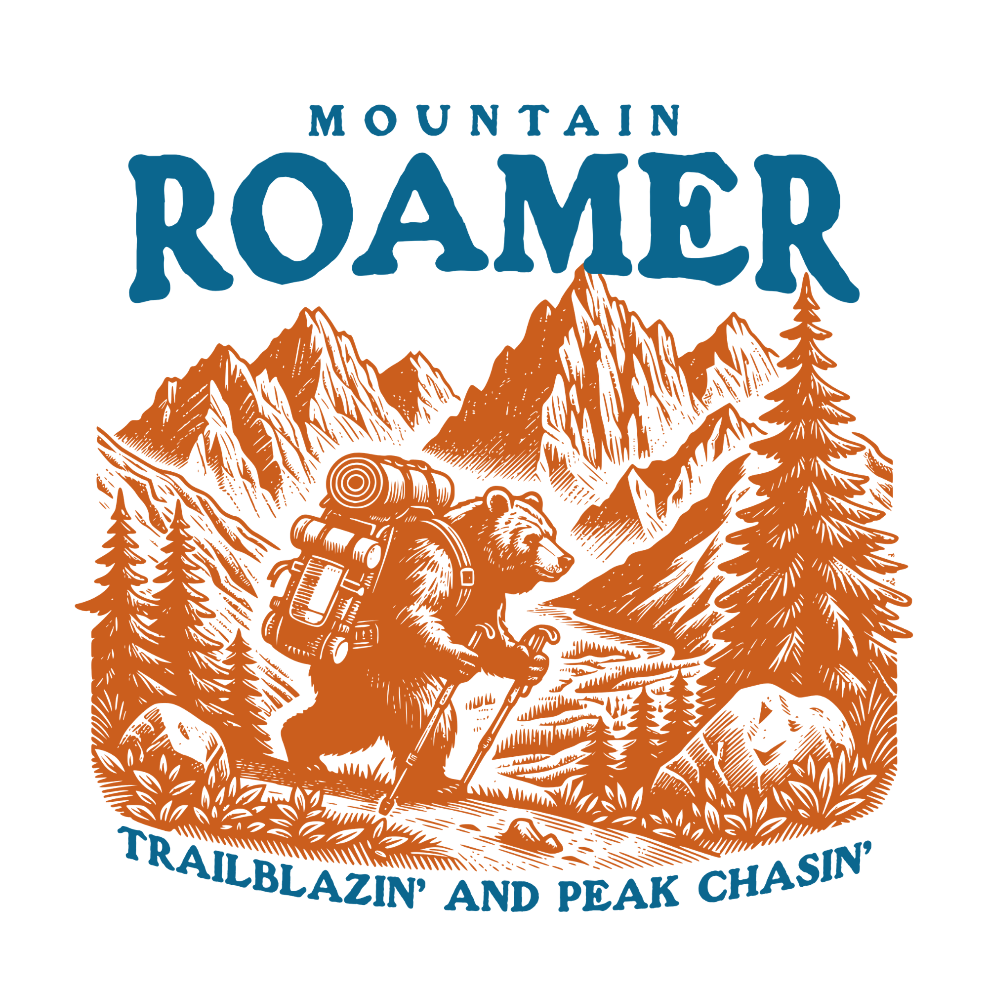 Mountain Roamer Adventure DTF Transfer