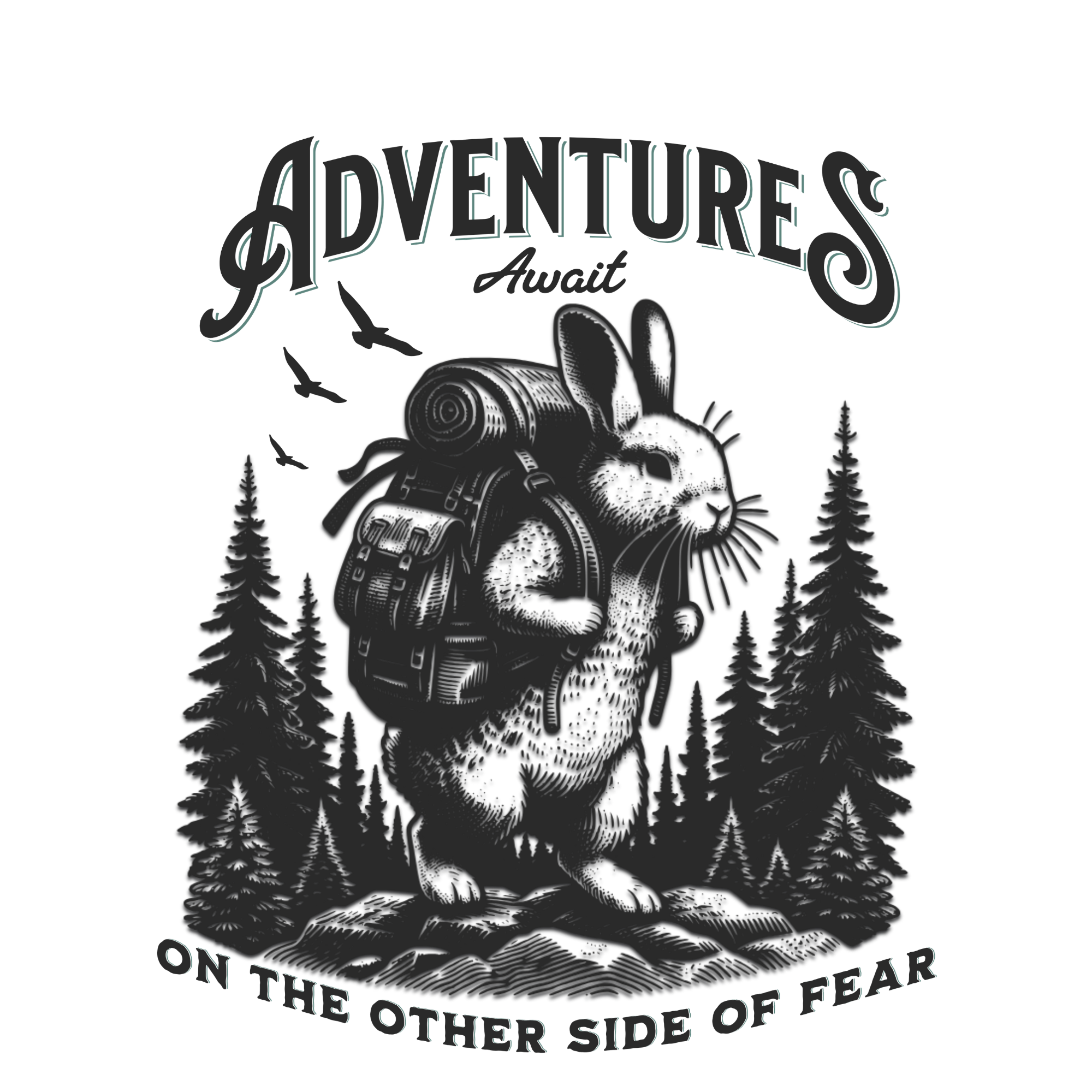 Adventures Await Wilderness DTF Transfer
