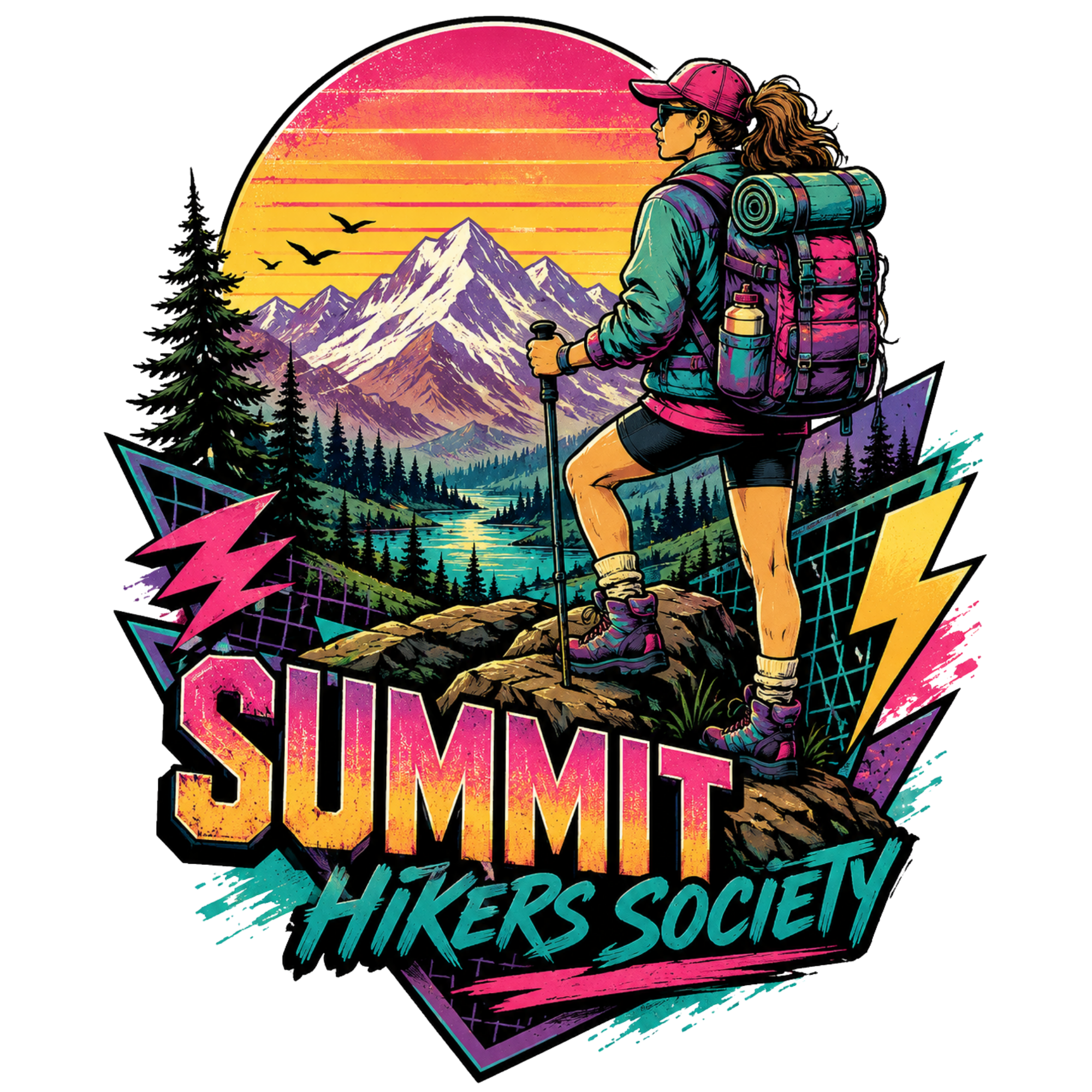 Summit Hikers Society DTF Transfer