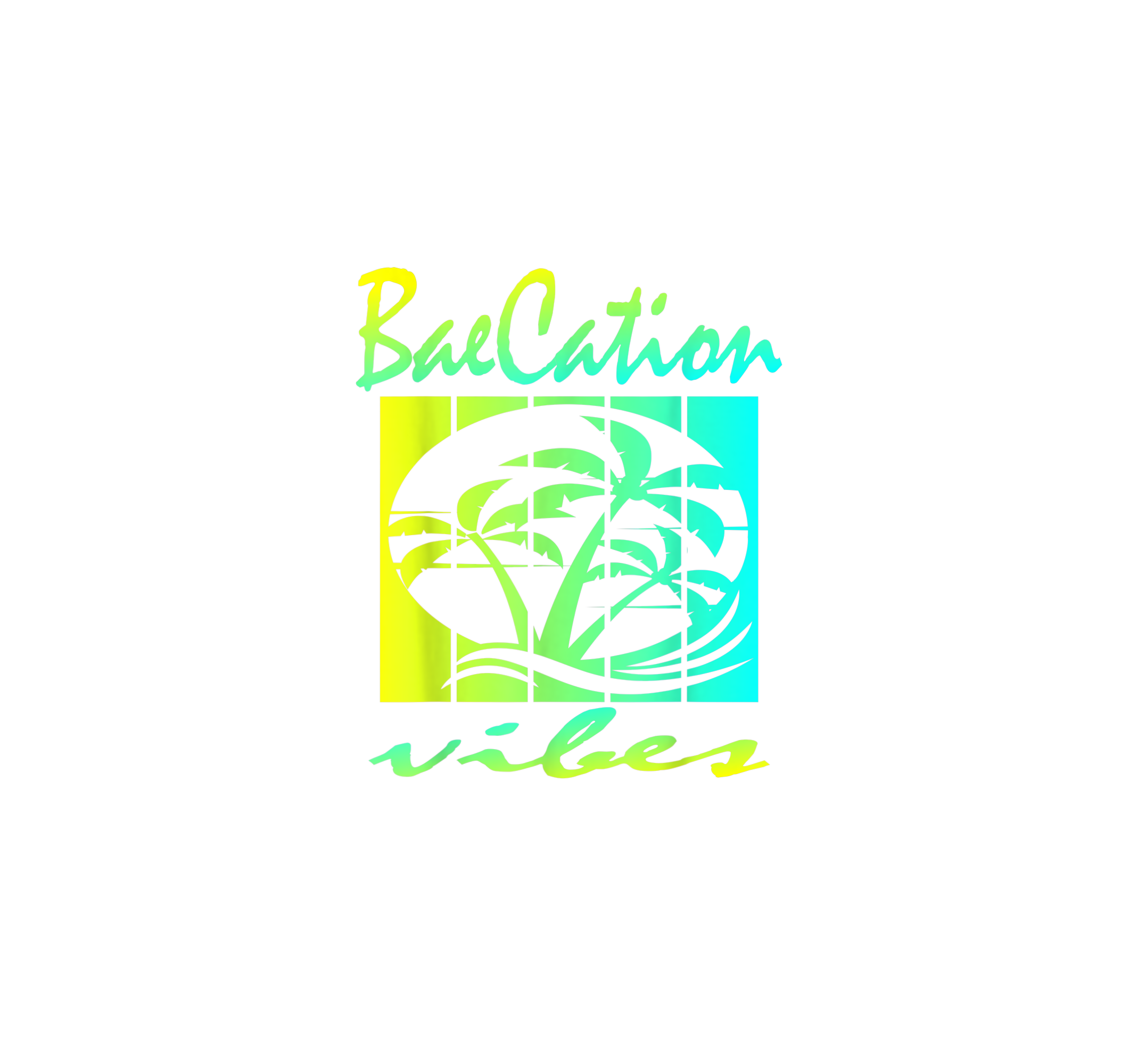 Colorful Baecation Vibes DTF Transfer
