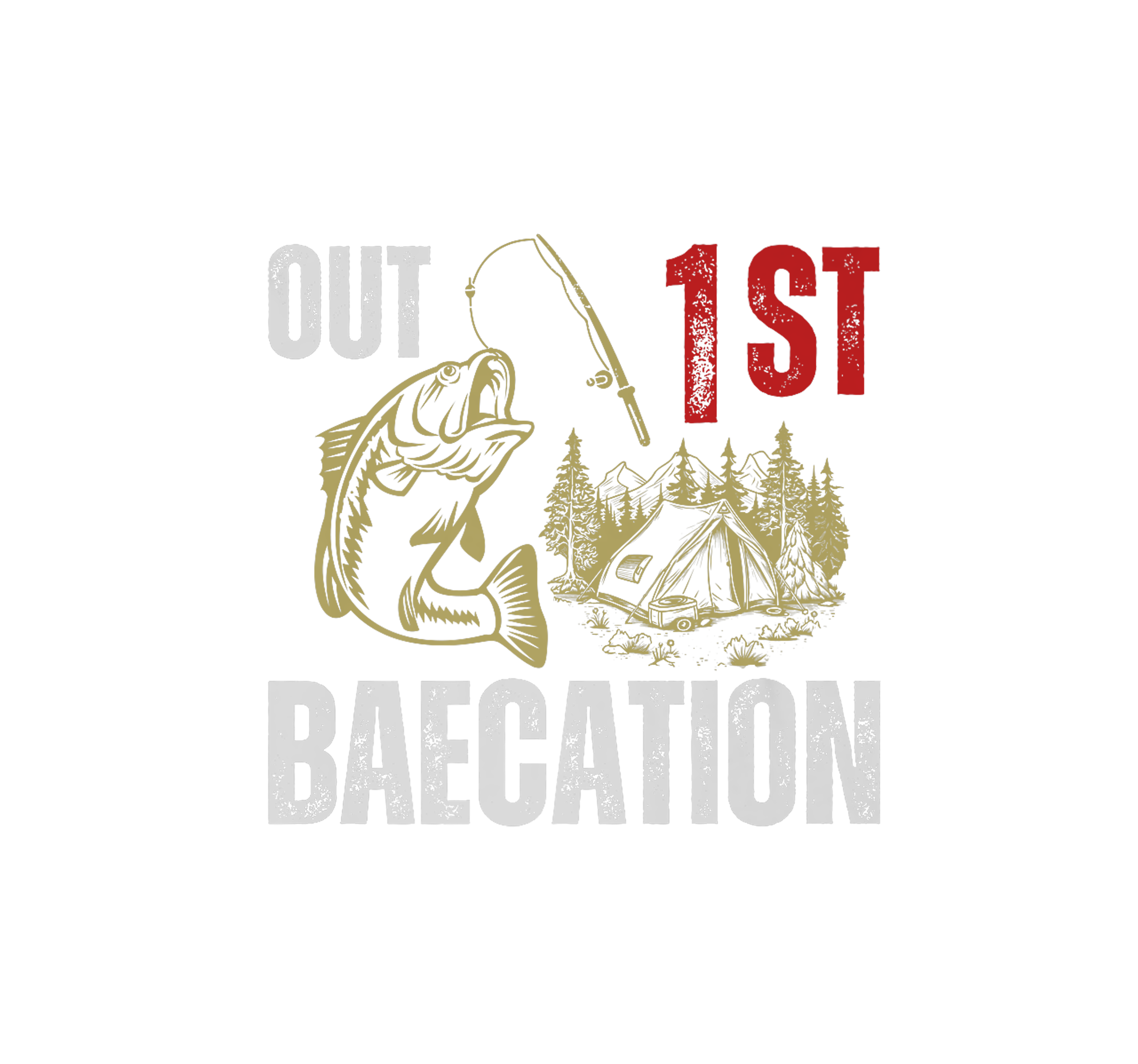 First Baecation Fishing Trip DTF Transfer