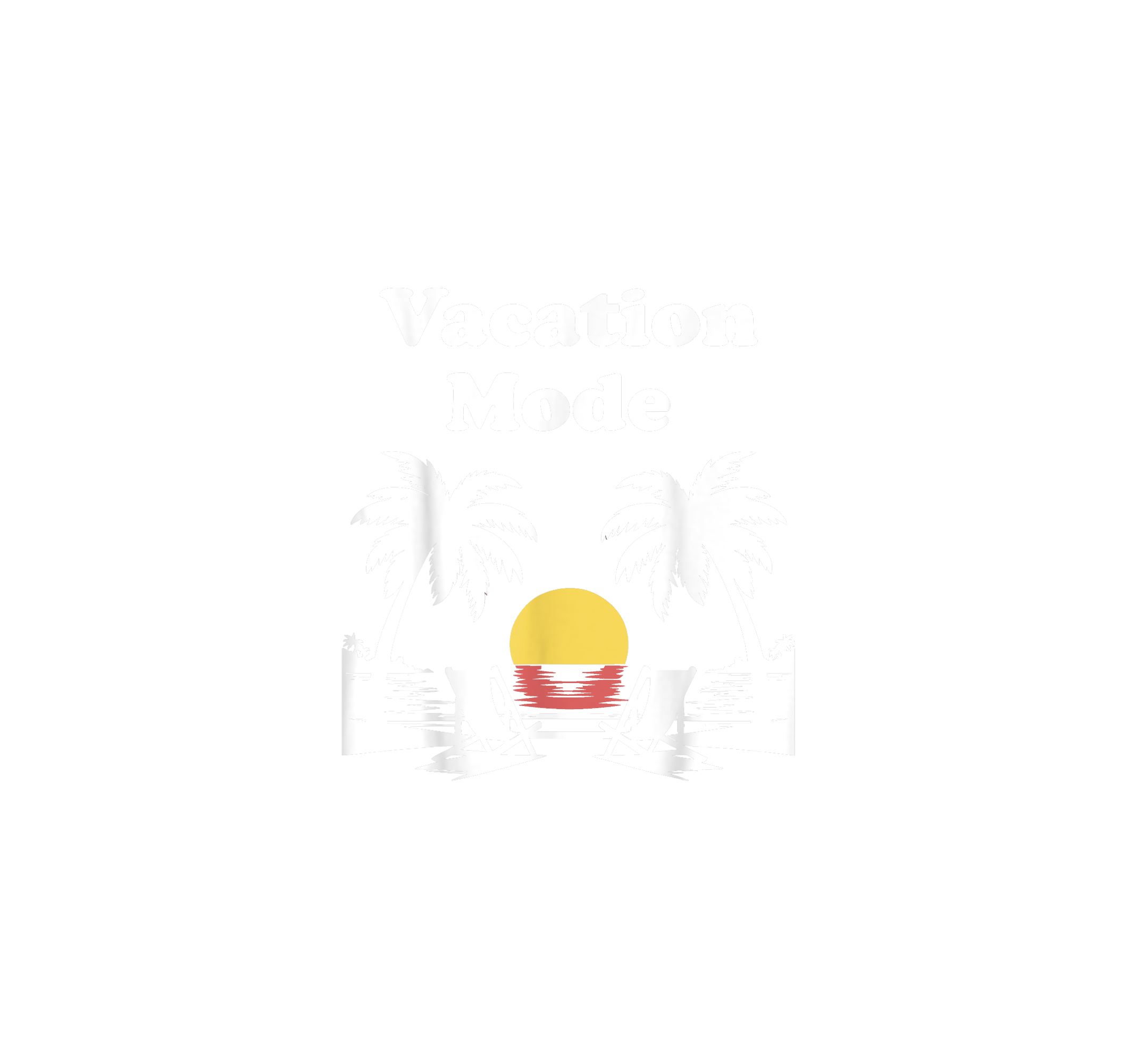 Sunset Vacation Mode DTF Transfer