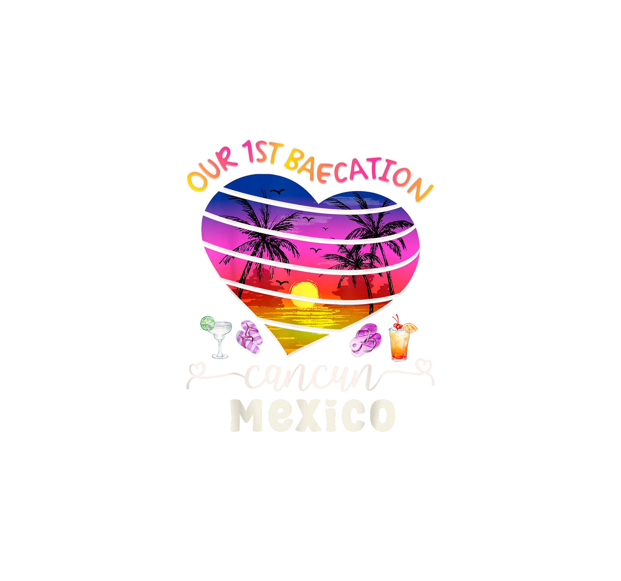 Our First Cancun Baecation DTF Transfer