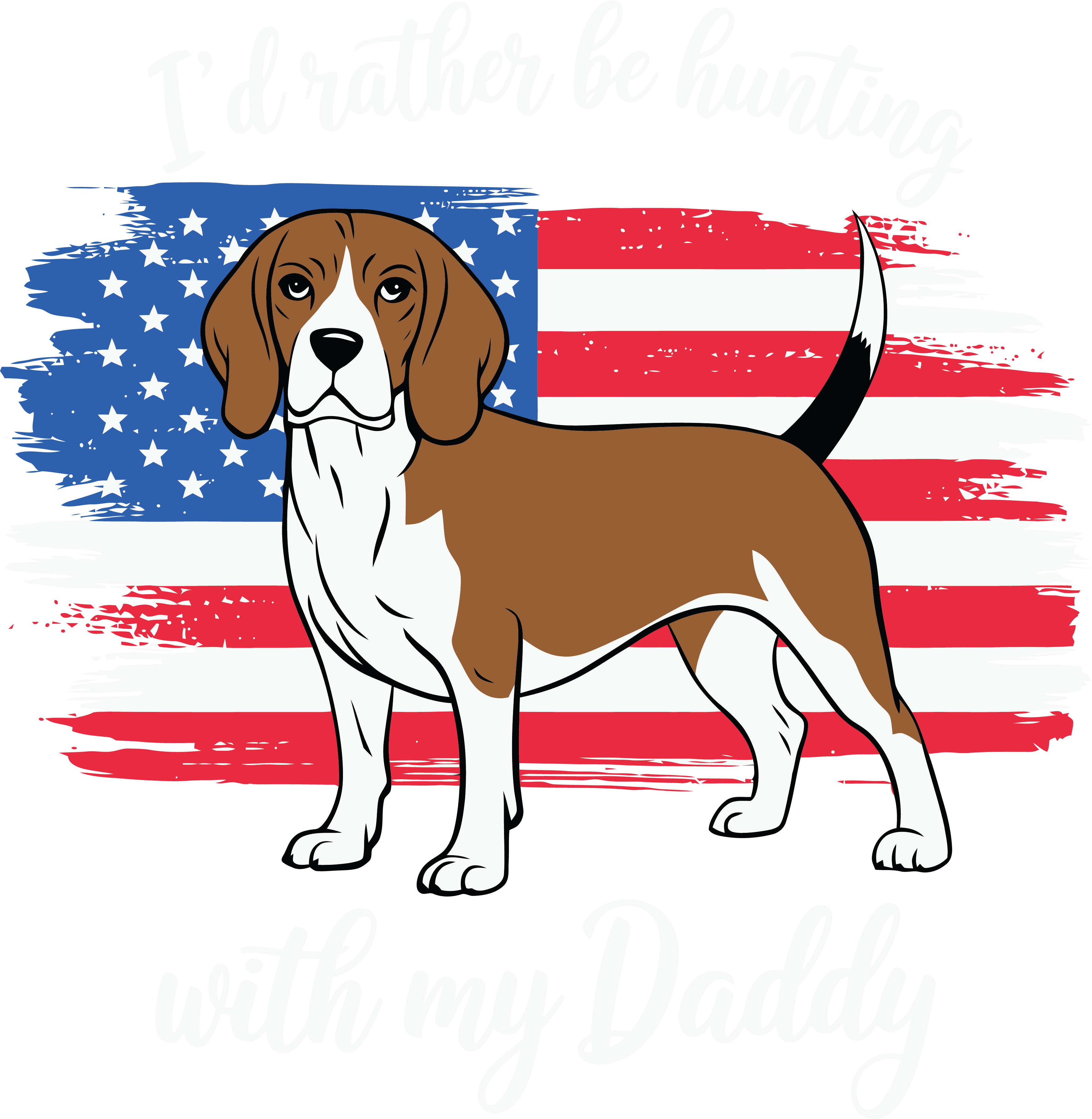 Hunting With My Daddy DTF Transfer