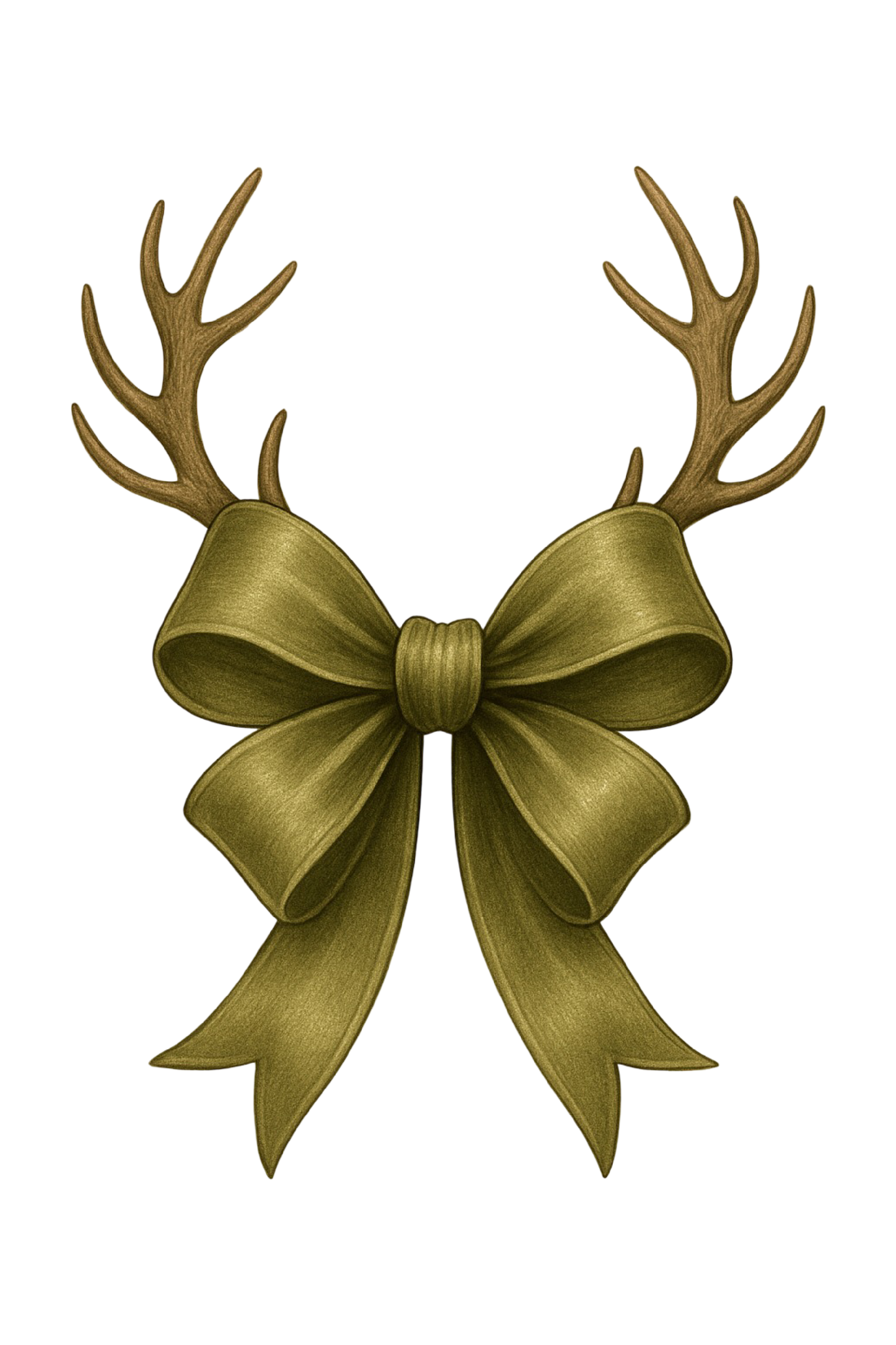 Rustic Antler Bow DTF Transfer