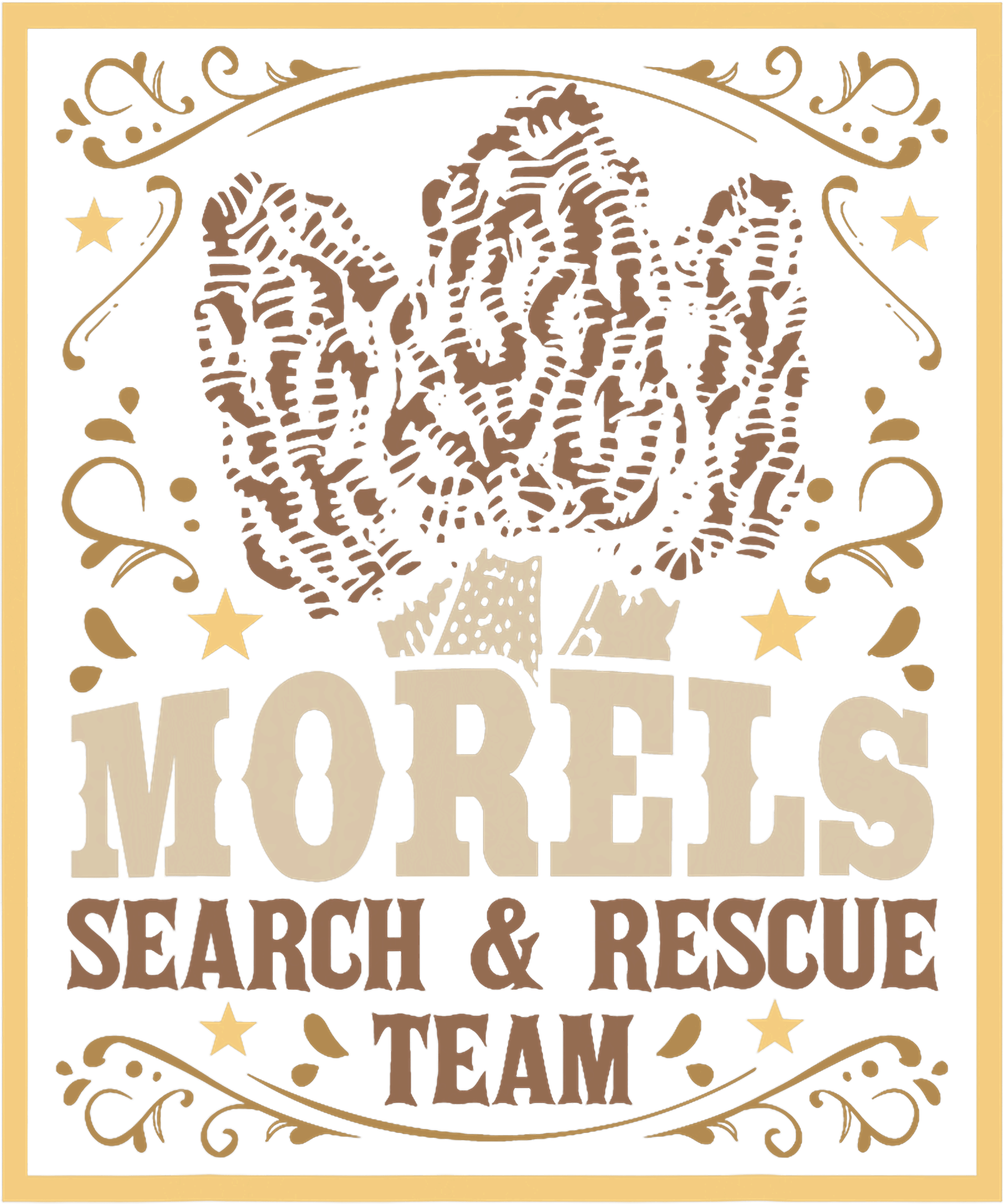 Morels Search And Rescue DTF Transfer