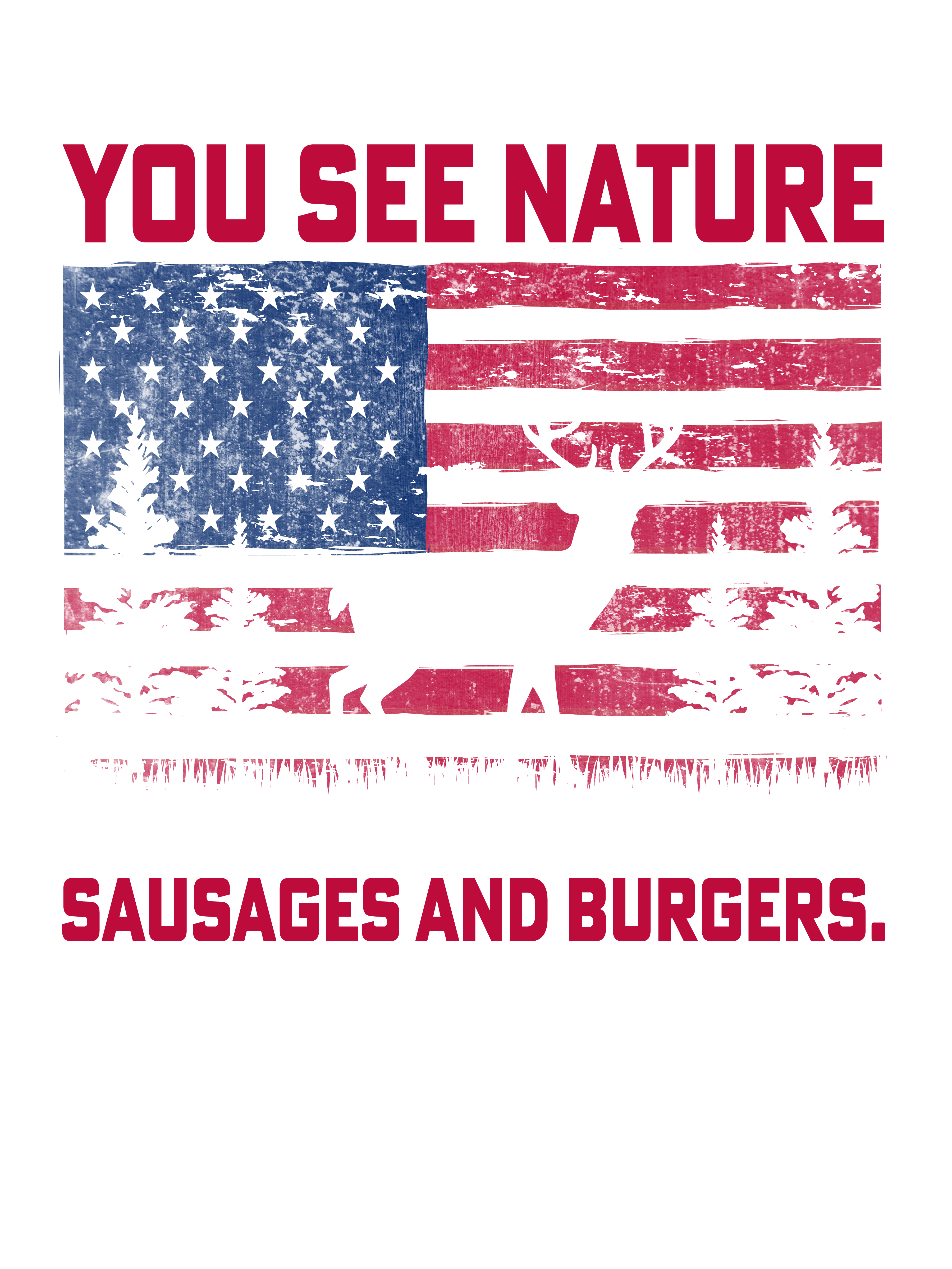 American Deer Hunting DTF Transfer