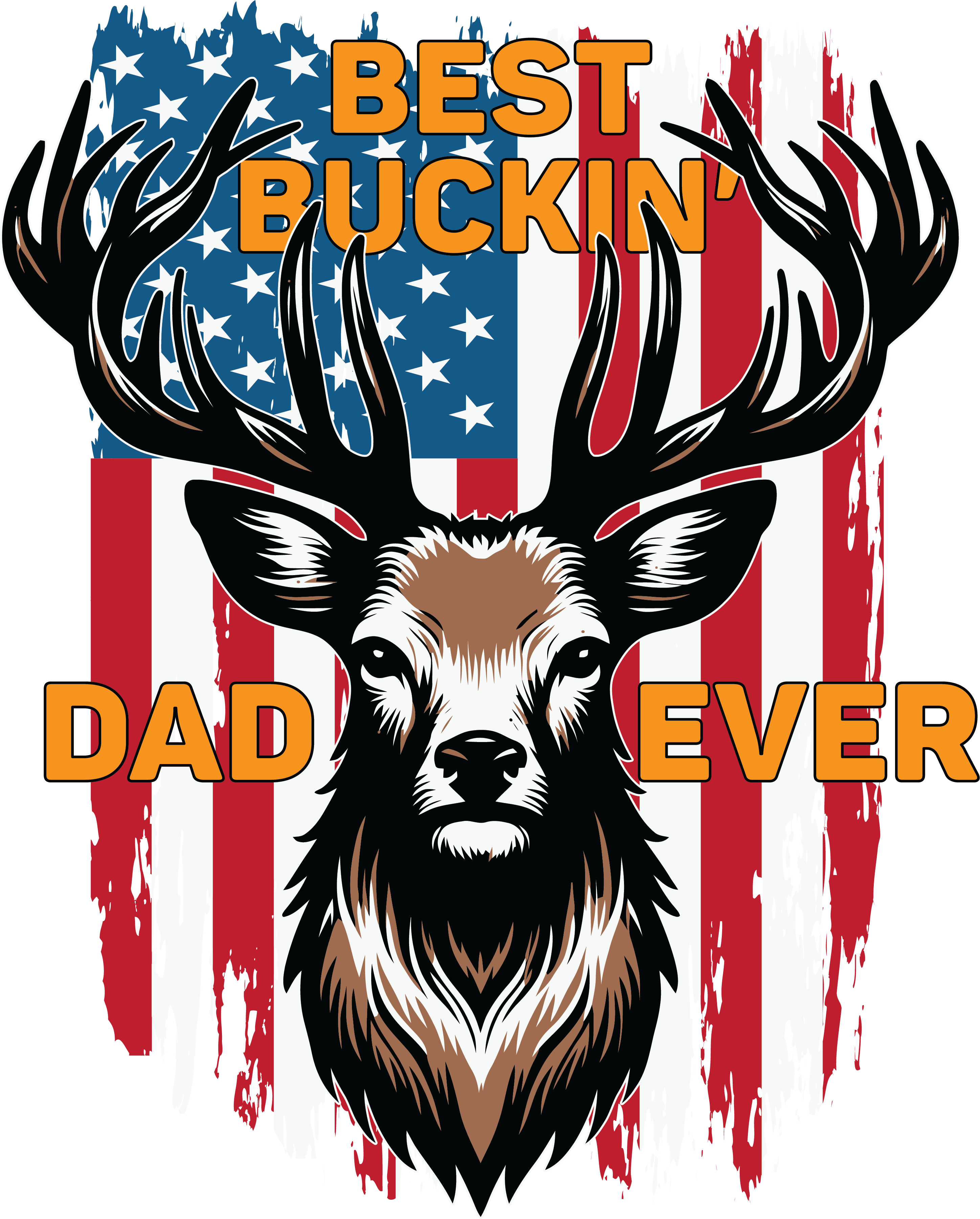 Best Buck Hunting Dad DTF Transfer