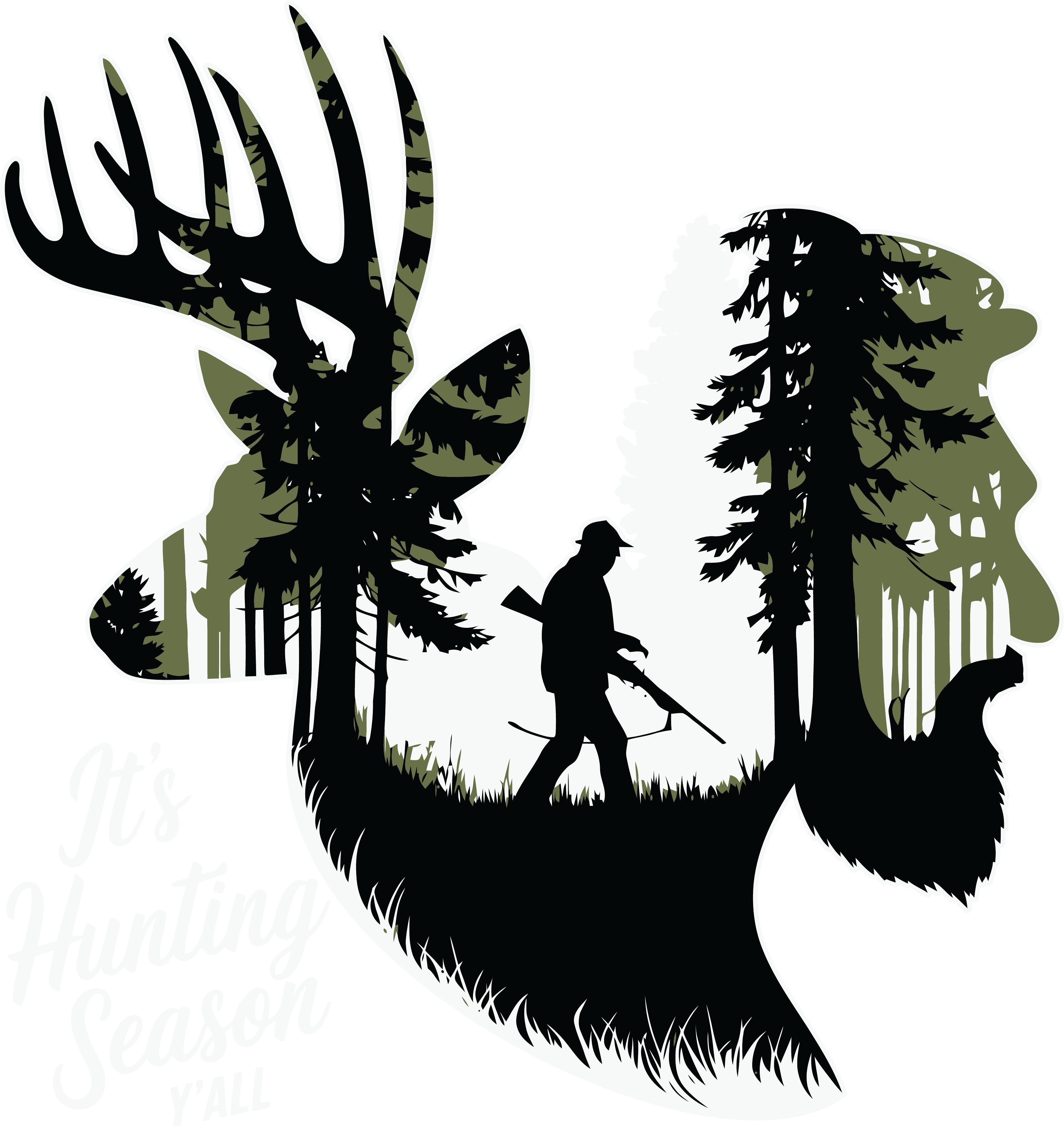 Deer Hunting Season DTF Transfer