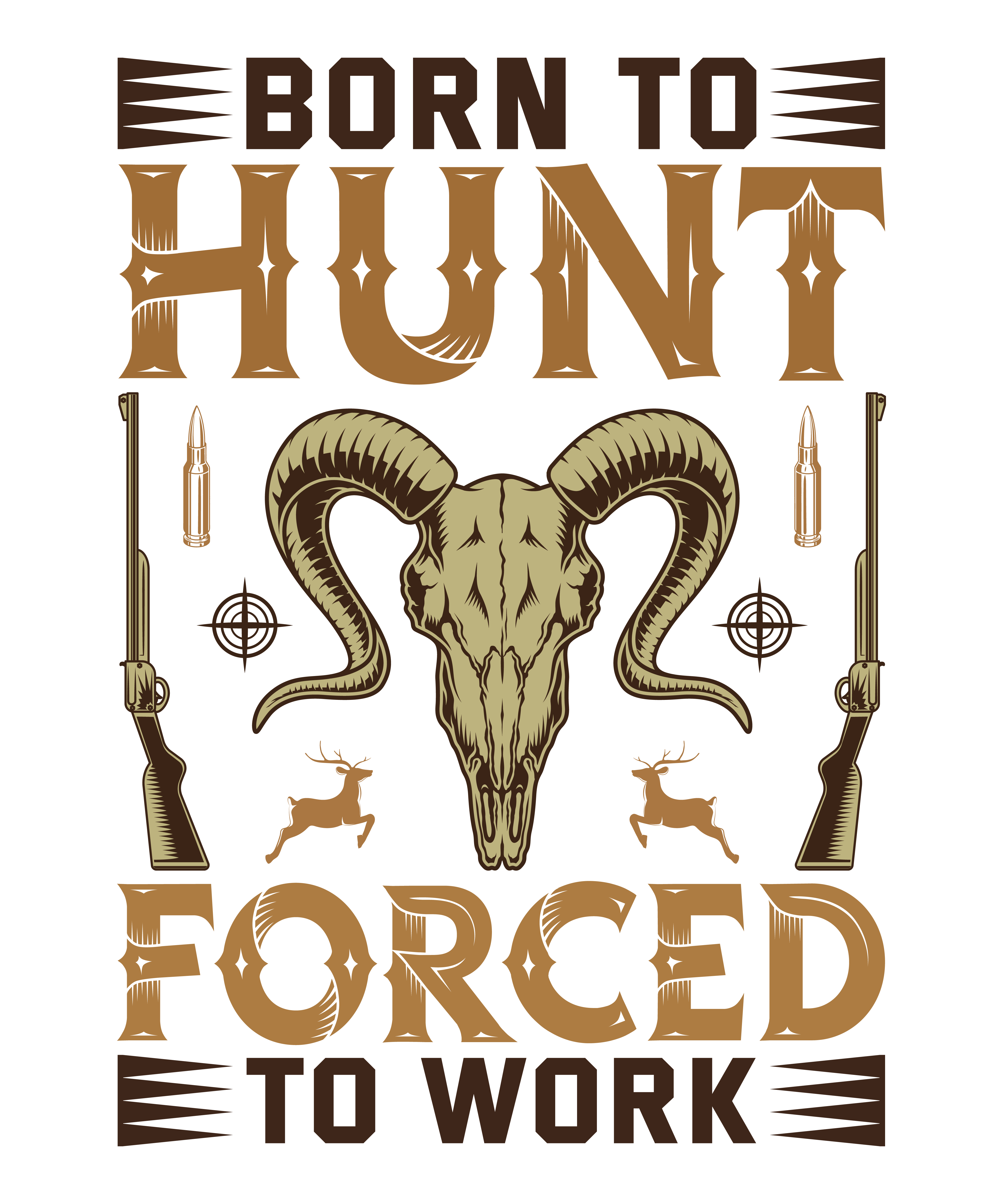 Born To Hunt DTF Transfer