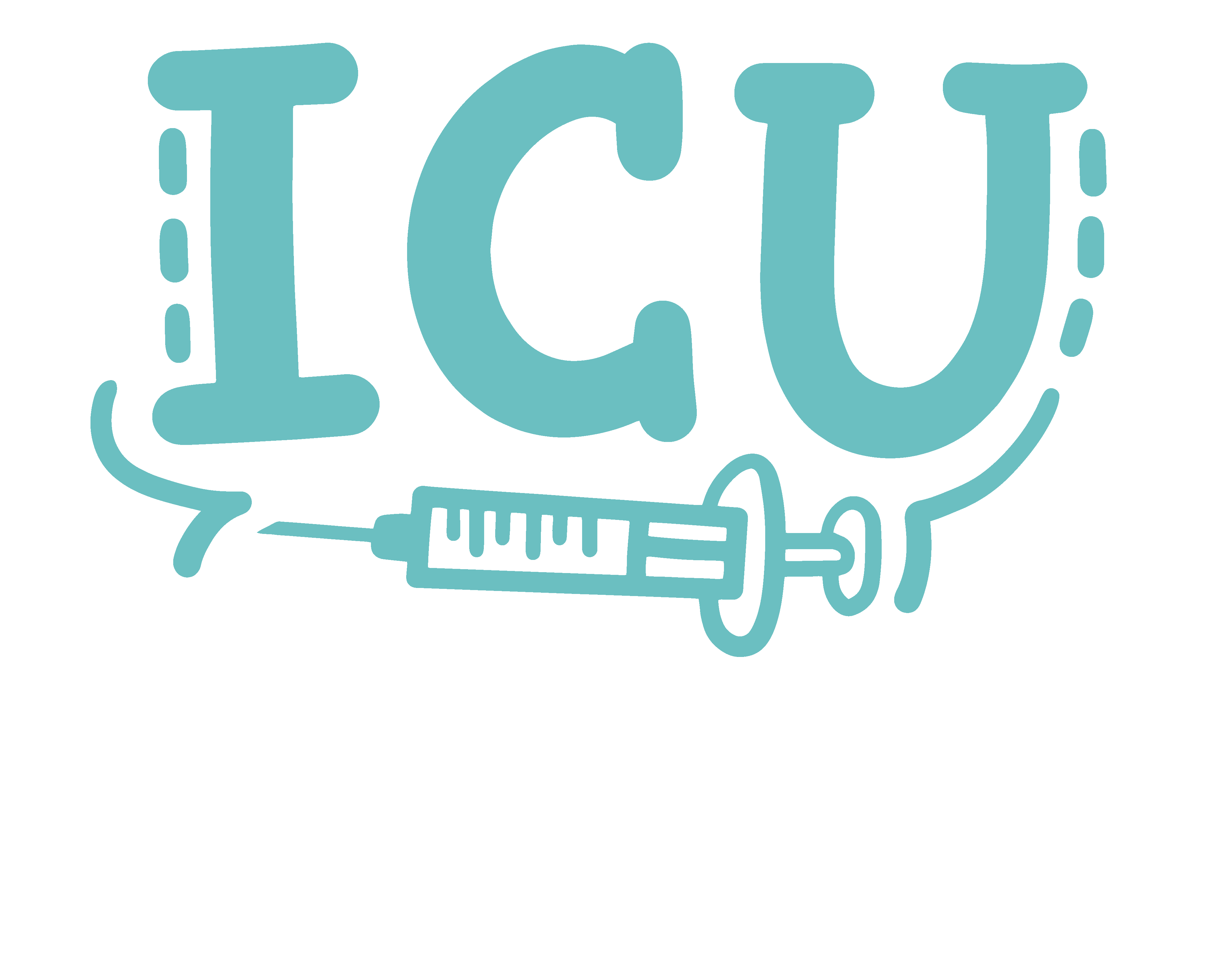 ICU Nurse Syringe And Stethoscope DTF Transfer