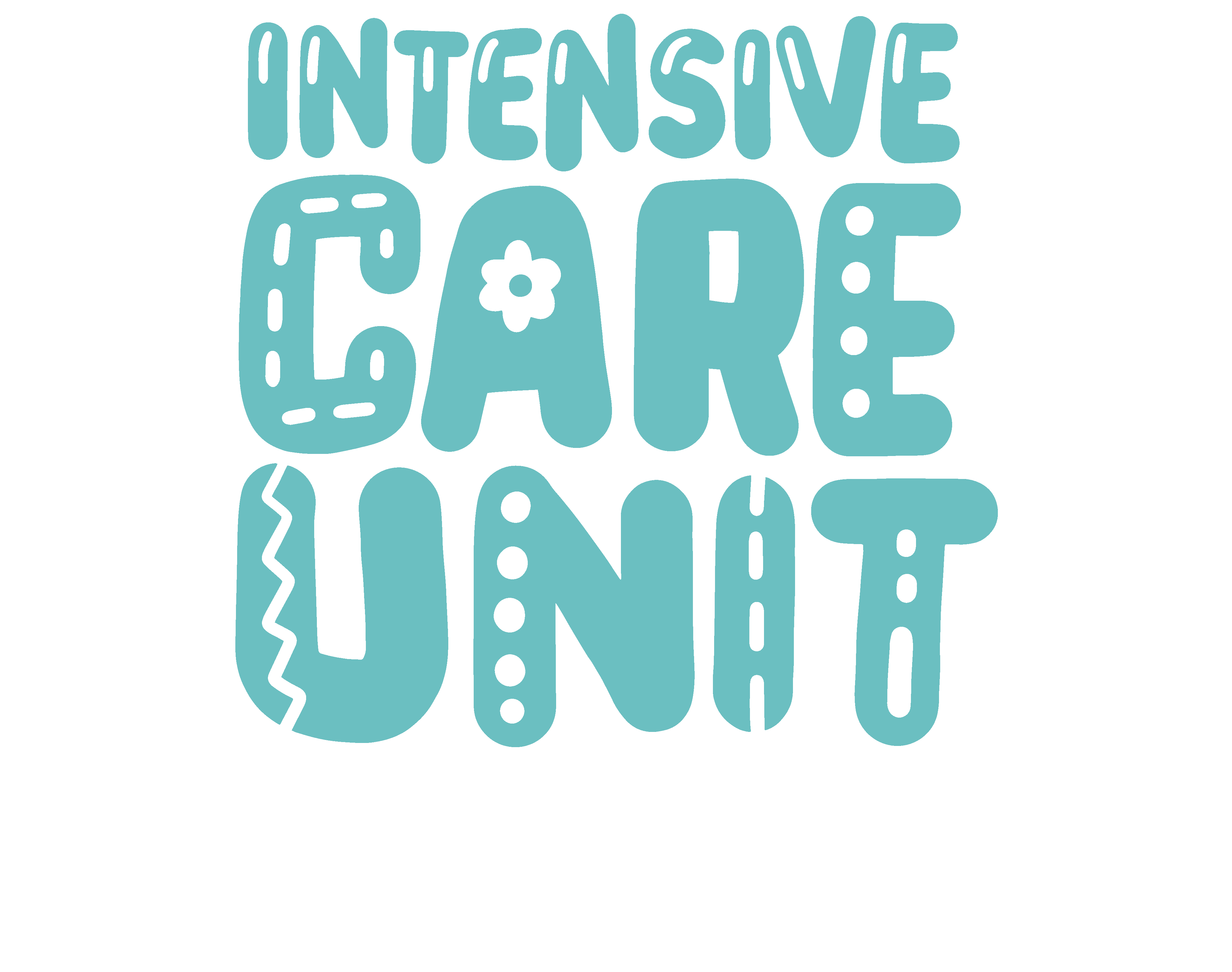 Intensive Care Unit Nurse Decorative Block DTF Transfer
