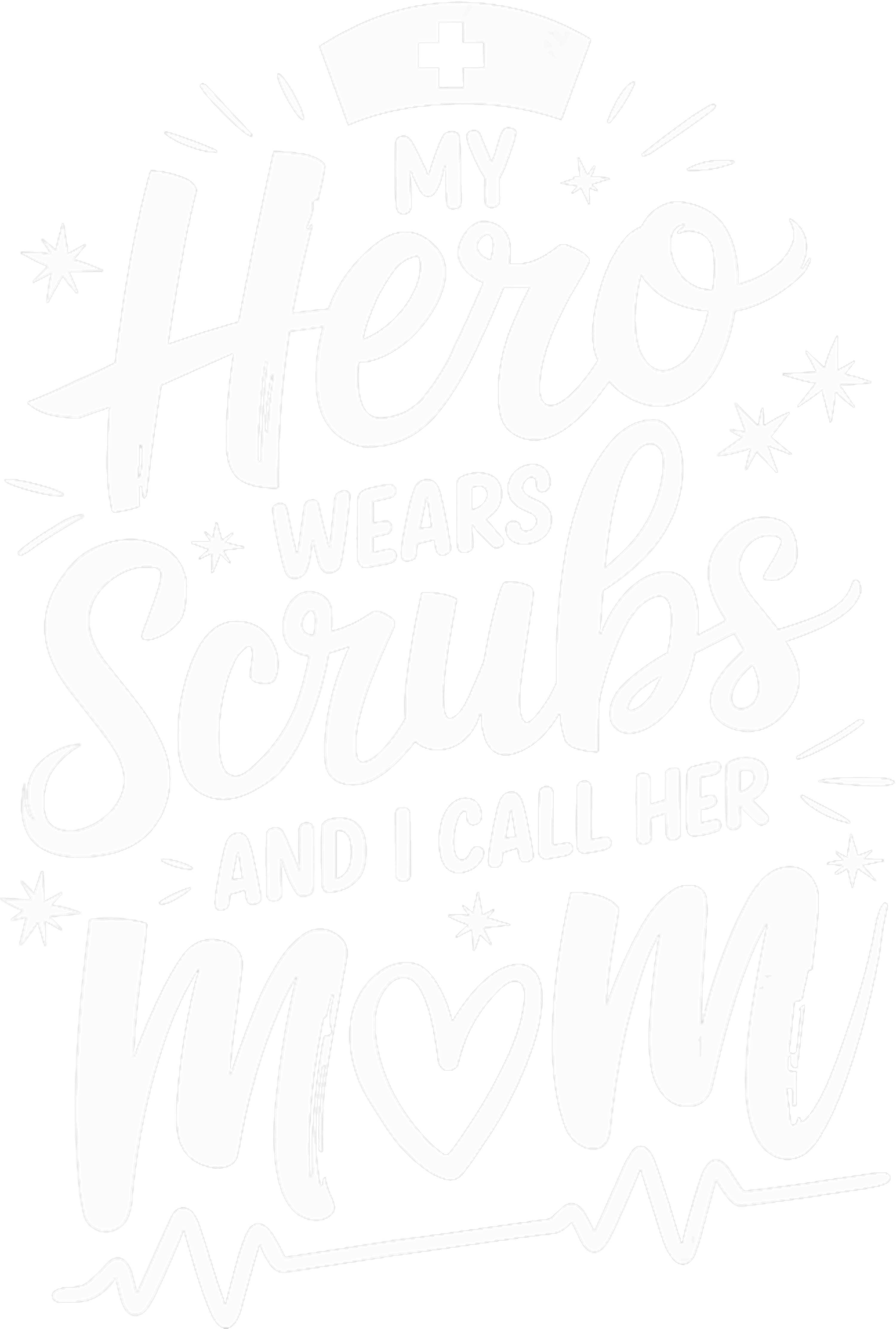 Hero Nurse Mom DTF Transfer