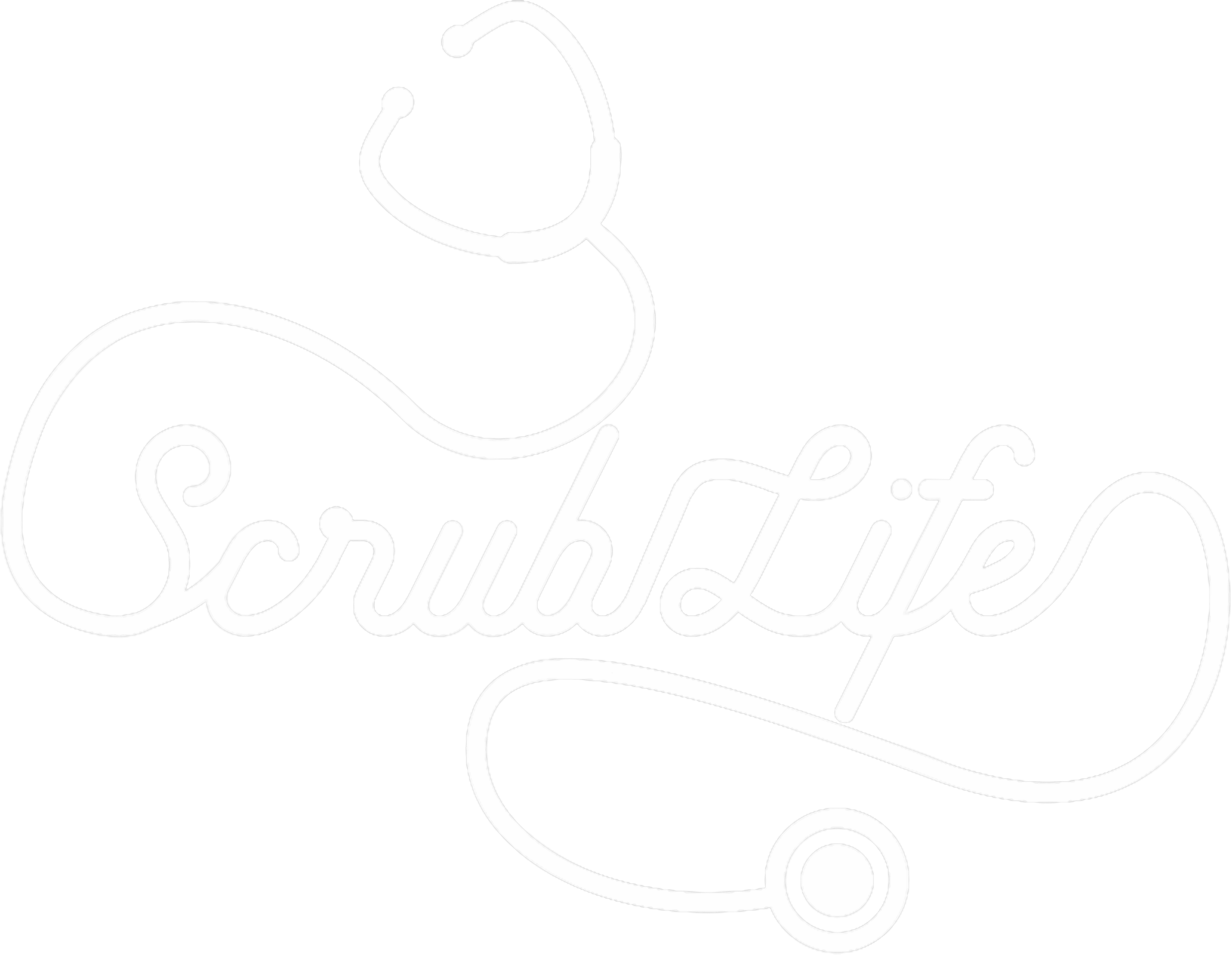 Stethoscope Scrub Life DTF Transfer