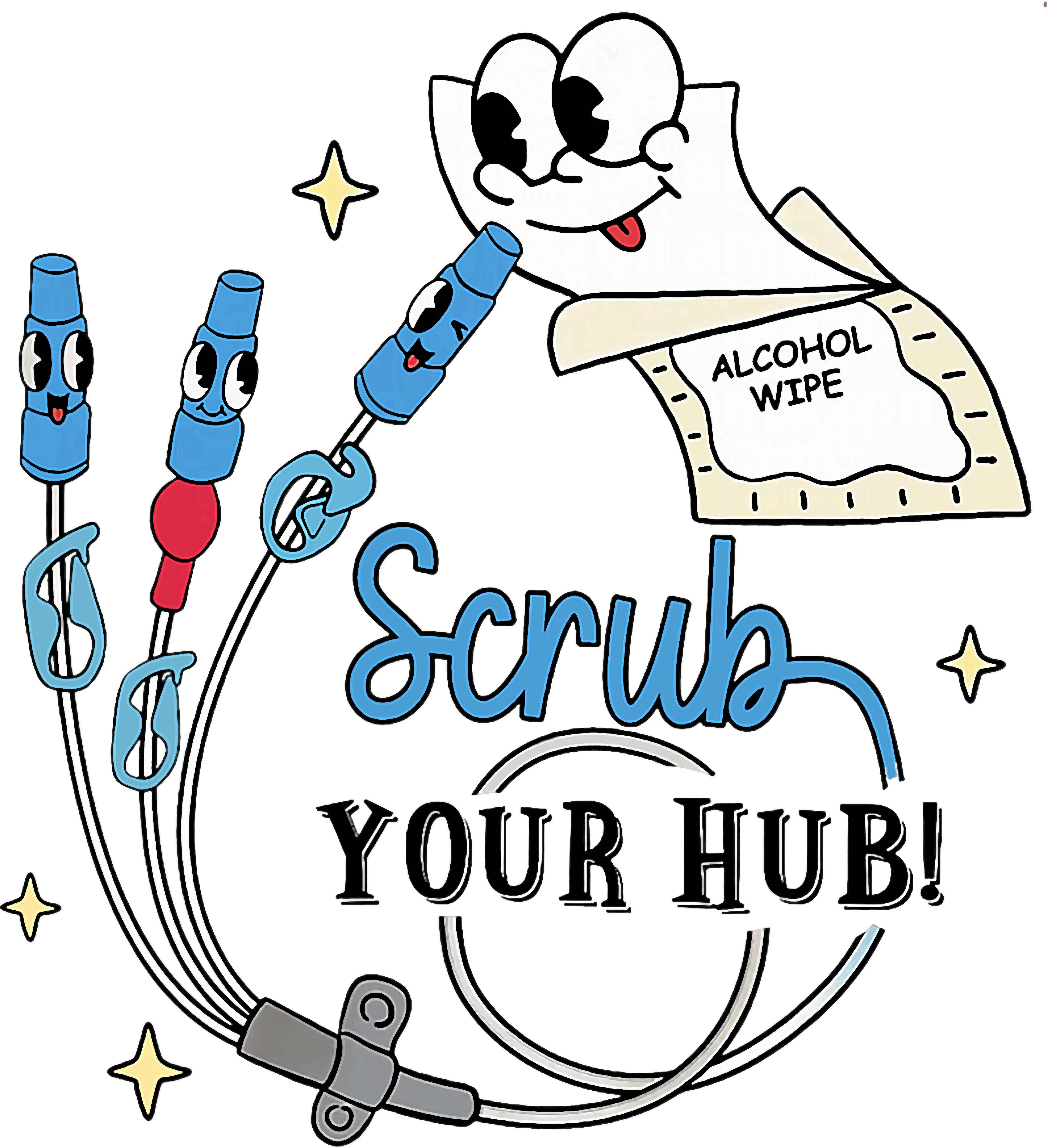 Halloween Nurse Scrub Life DTF Transfer
