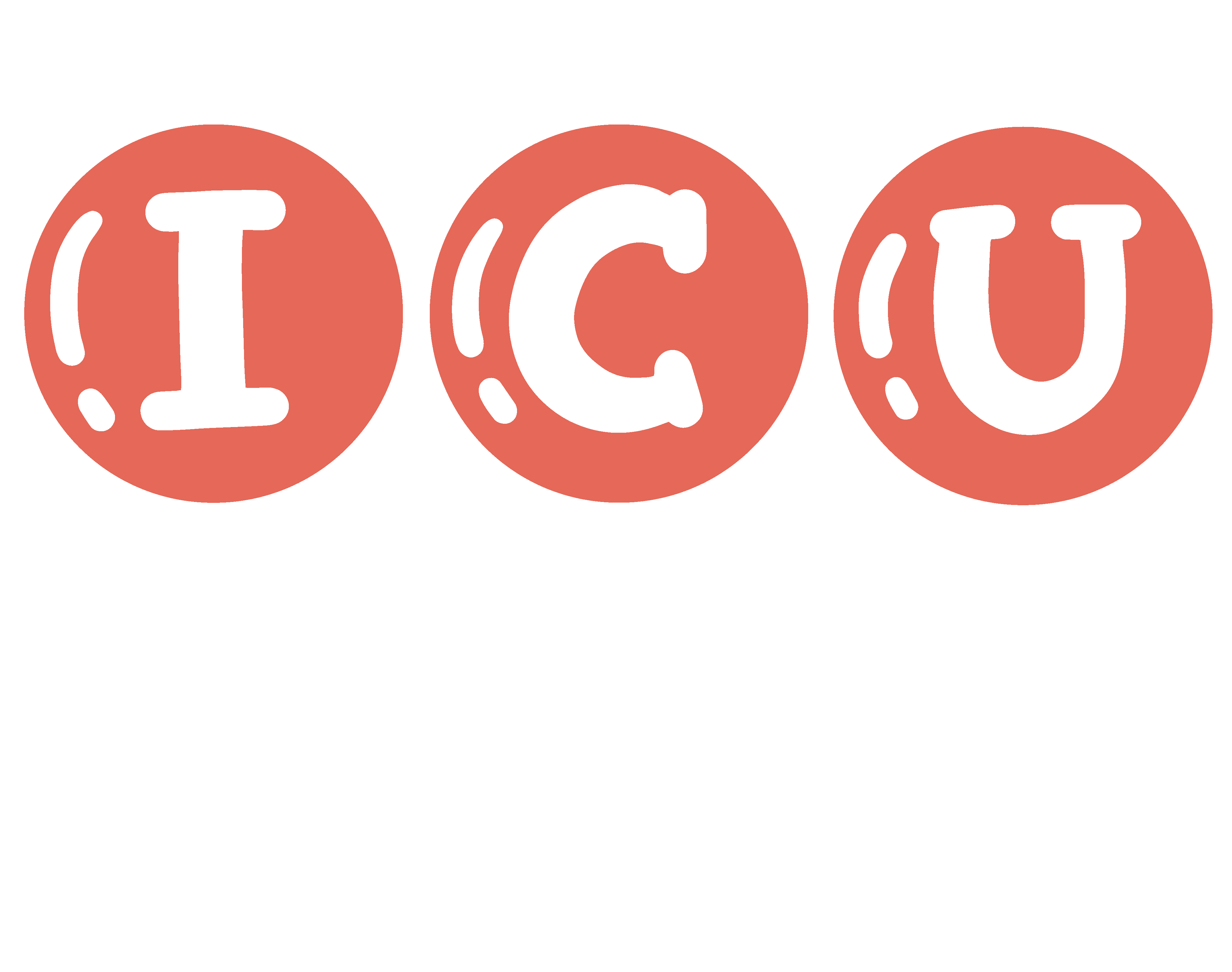 ICU Nurse Circle Letter Block DTF Transfer