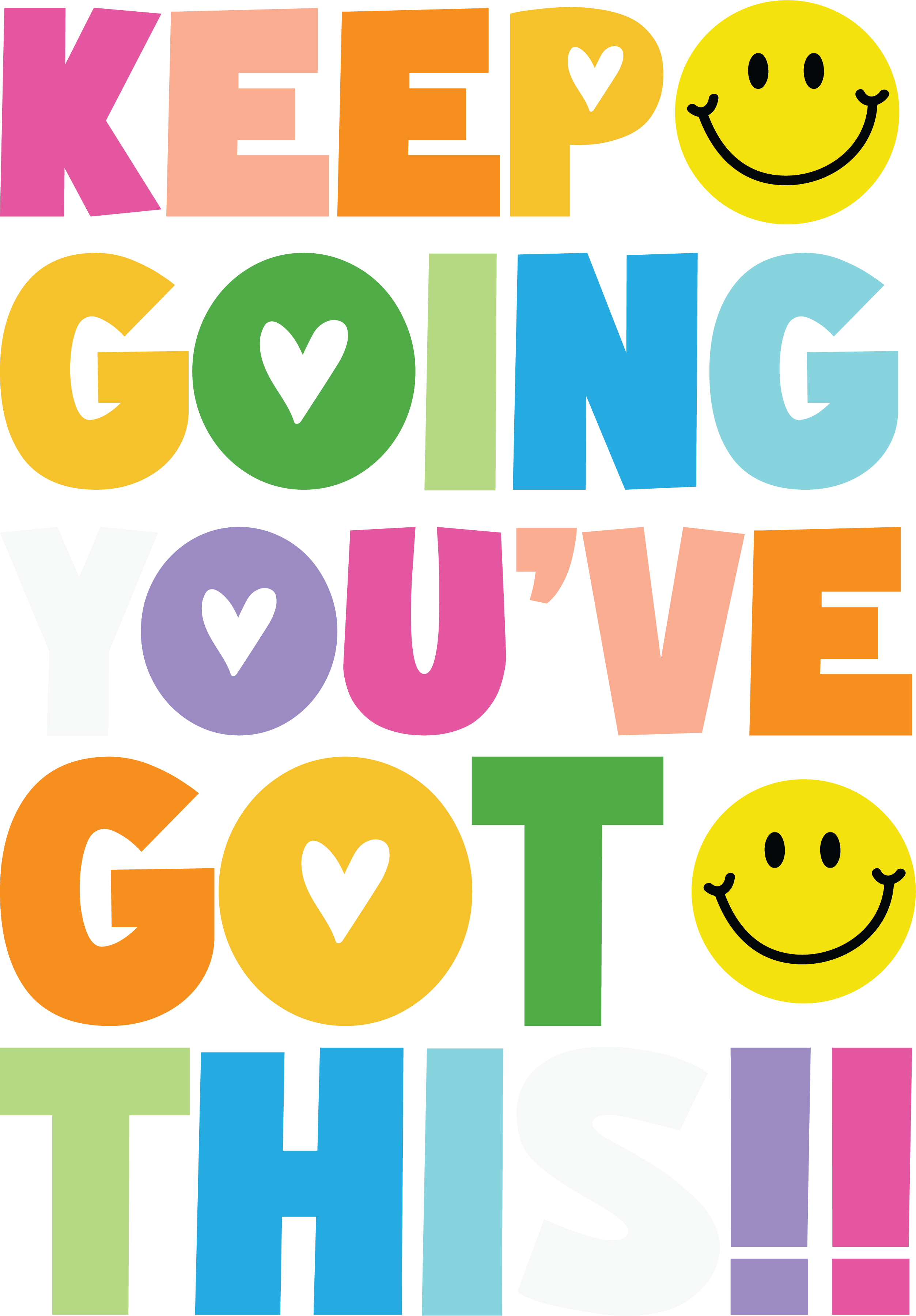 Keep Going Youve Got This Motivational DTF Transfer