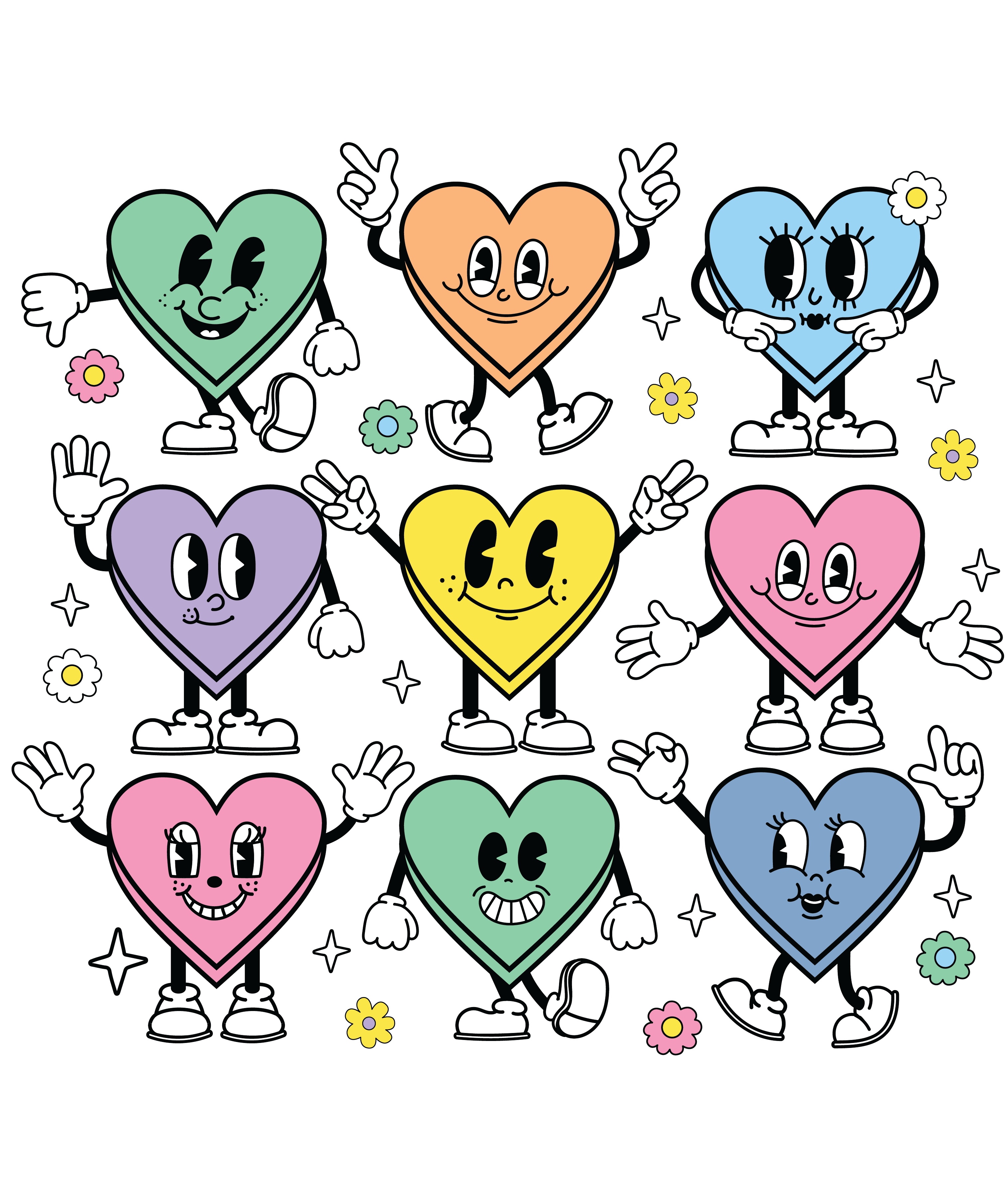 Its OK To Feel All The Feels Mental Health DTF Transfer
